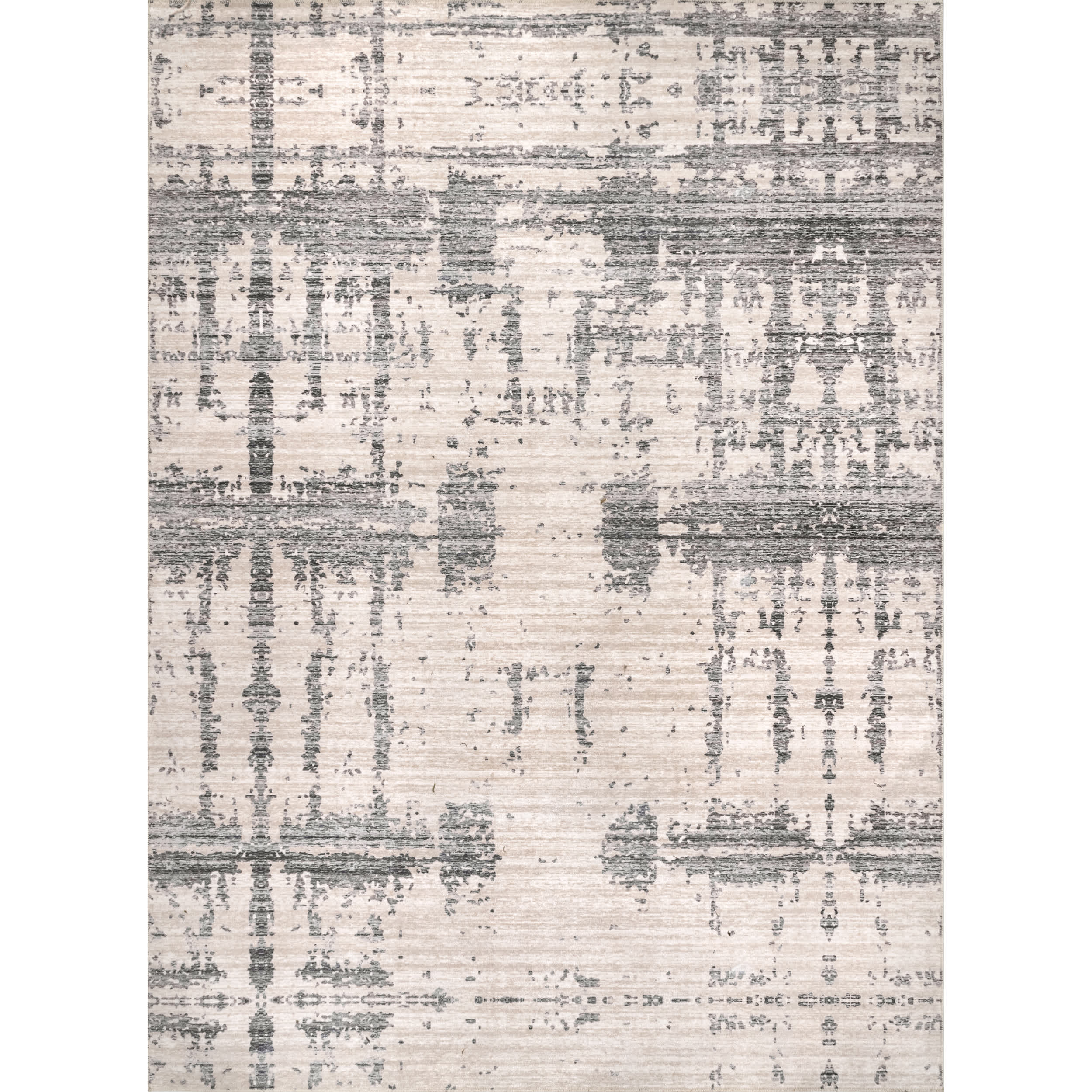 Abstract Washable Area Rug