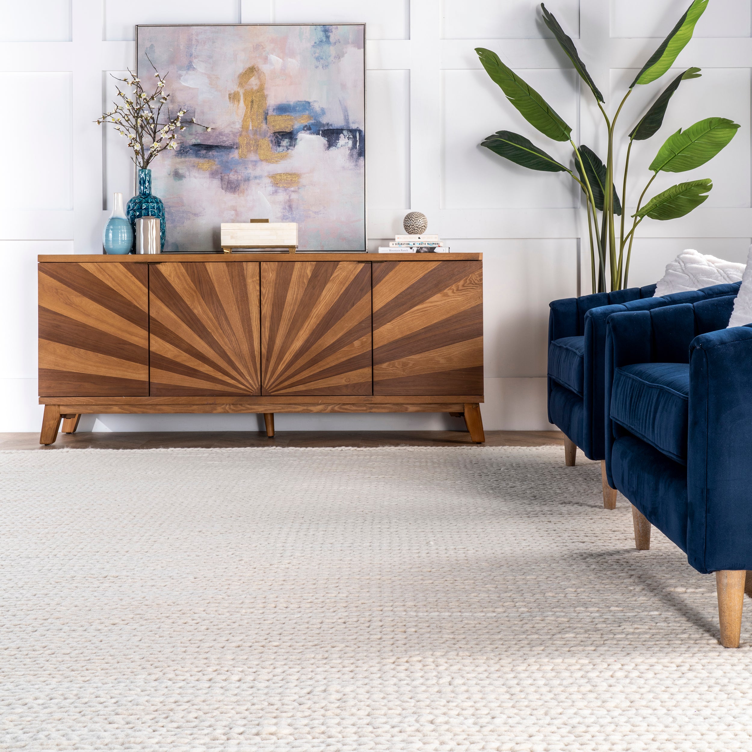 Penelope Braided Wool Area Rug - Image 8