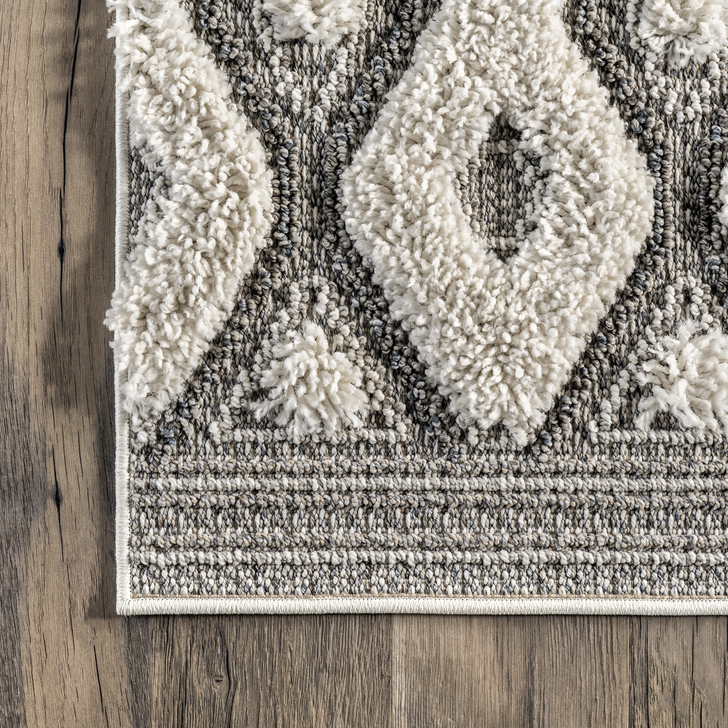 Rebecca High Low Textured Shaggy Area Rug - Image 5