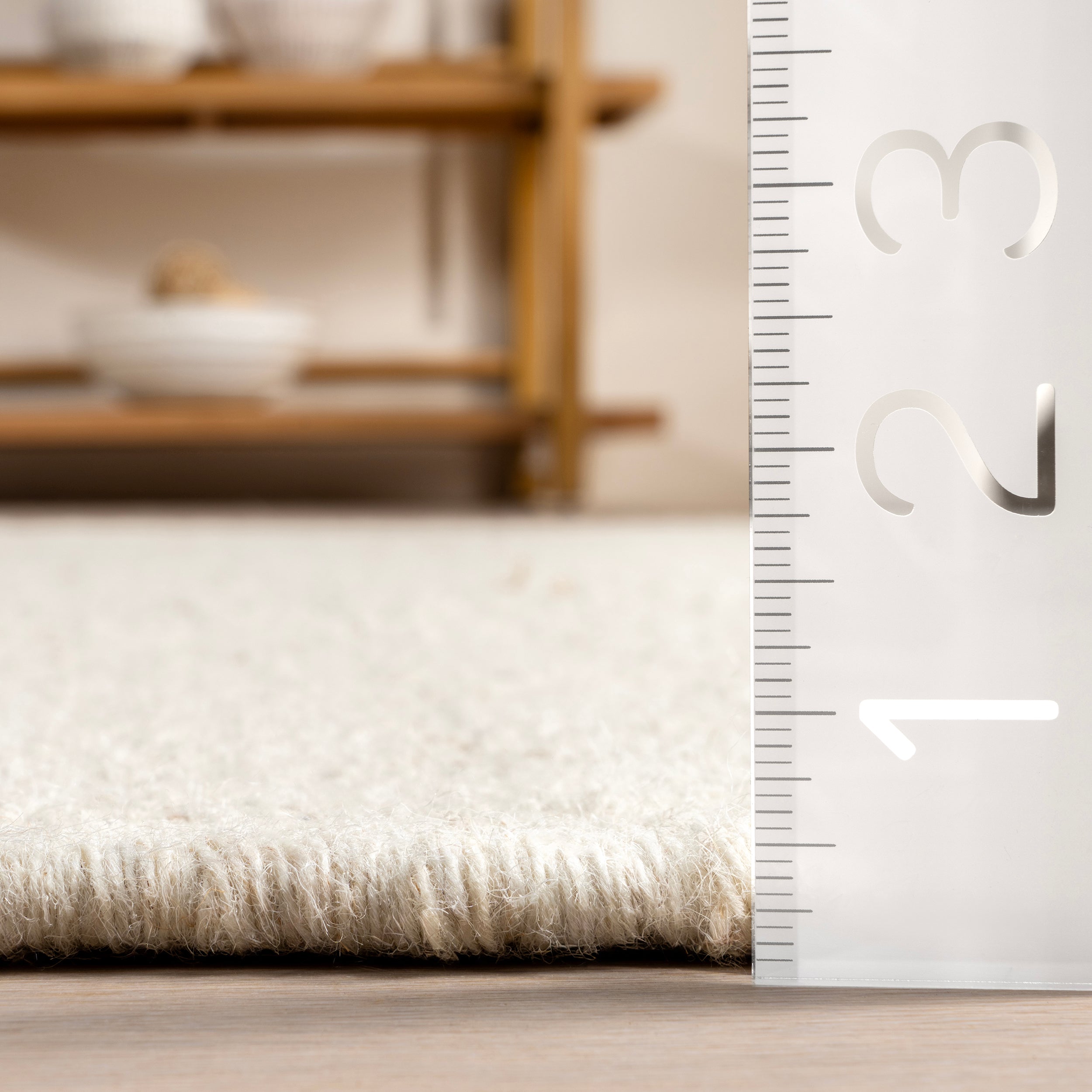 Nanala Bold Striped Jute Tasseled Area Rug - Image 3