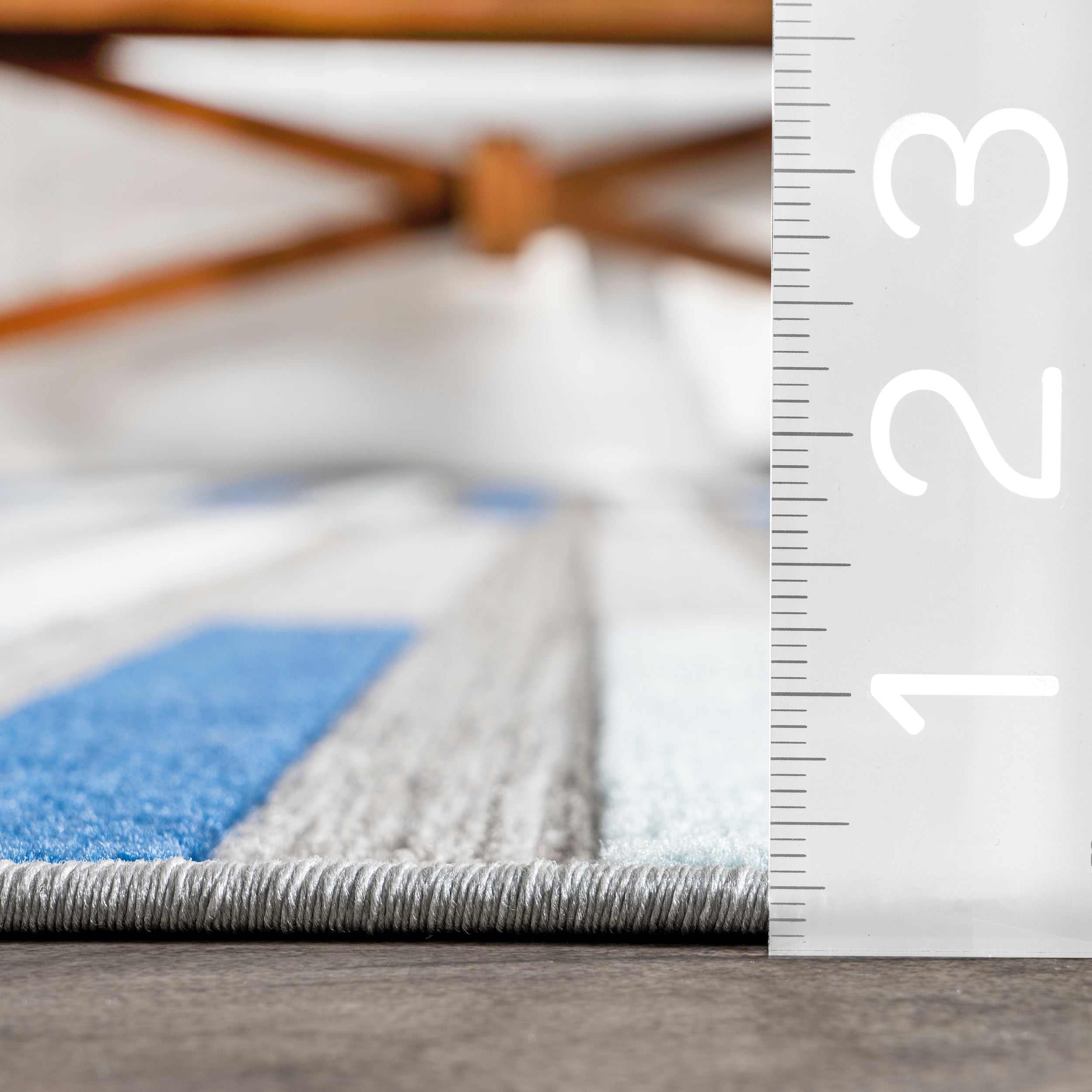 Adali Contemporary Striped Indoor/Outdoor Area Rug - Image 3