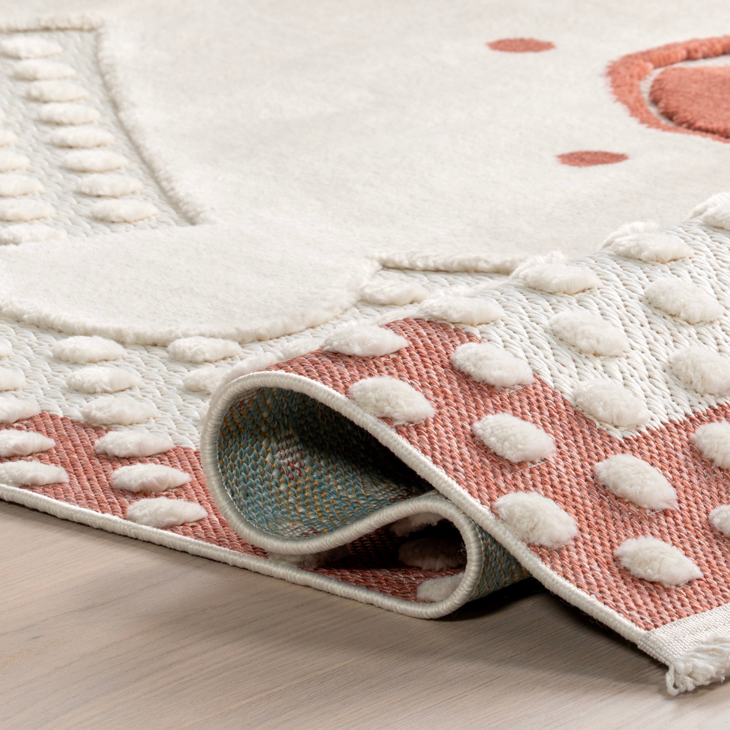 Cecelia Polar Bear Kids Fringe Area Rug - Image 4