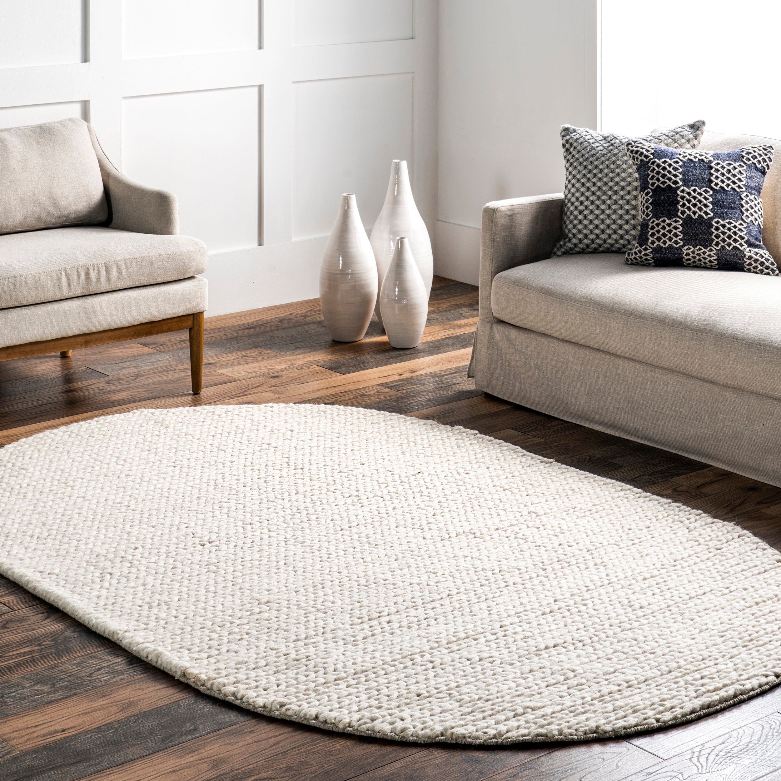 Penelope Braided Wool Area Rug - Image 10
