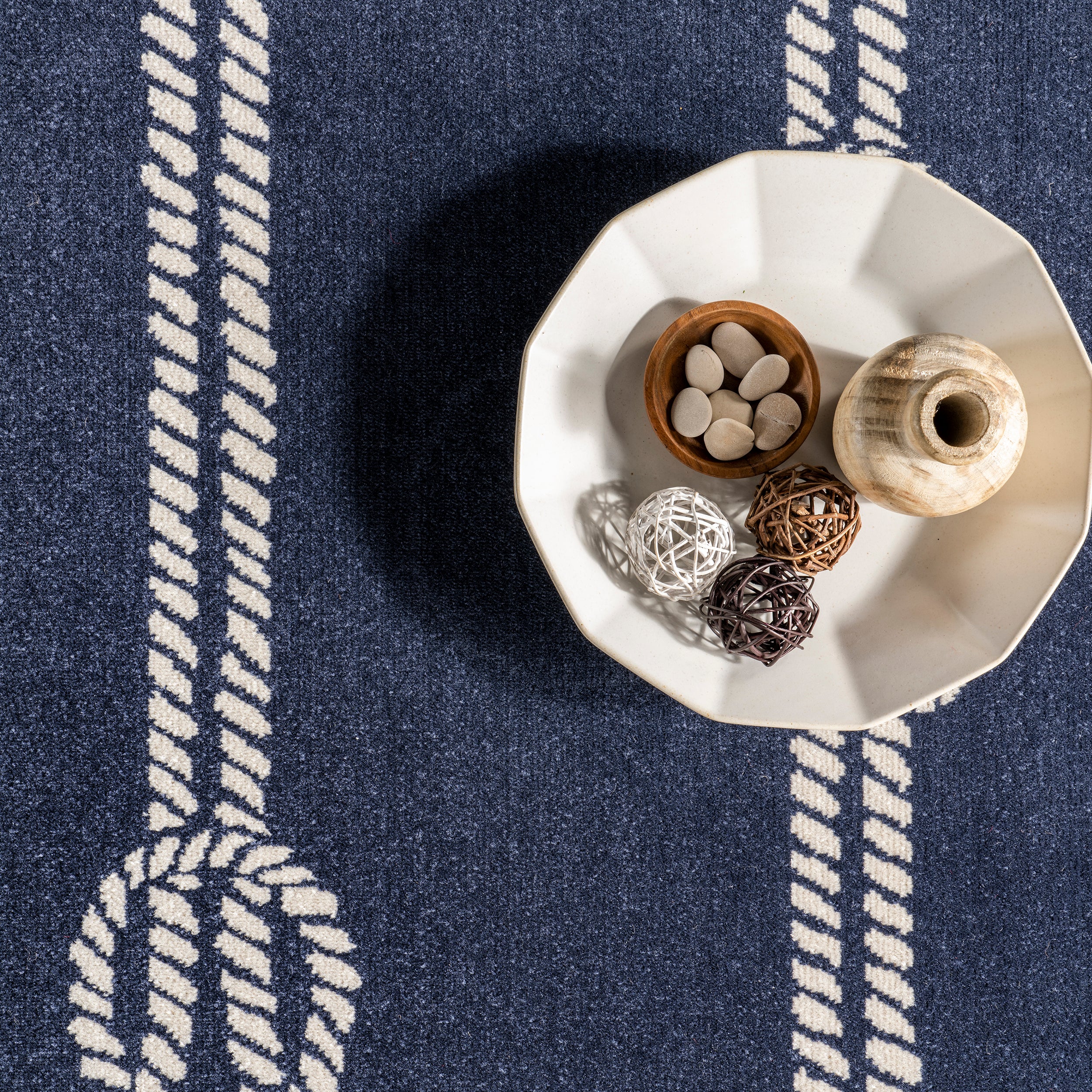 Ida Coastal Ropes Indoor/Outdoor Fringe Area Rug - Image 6