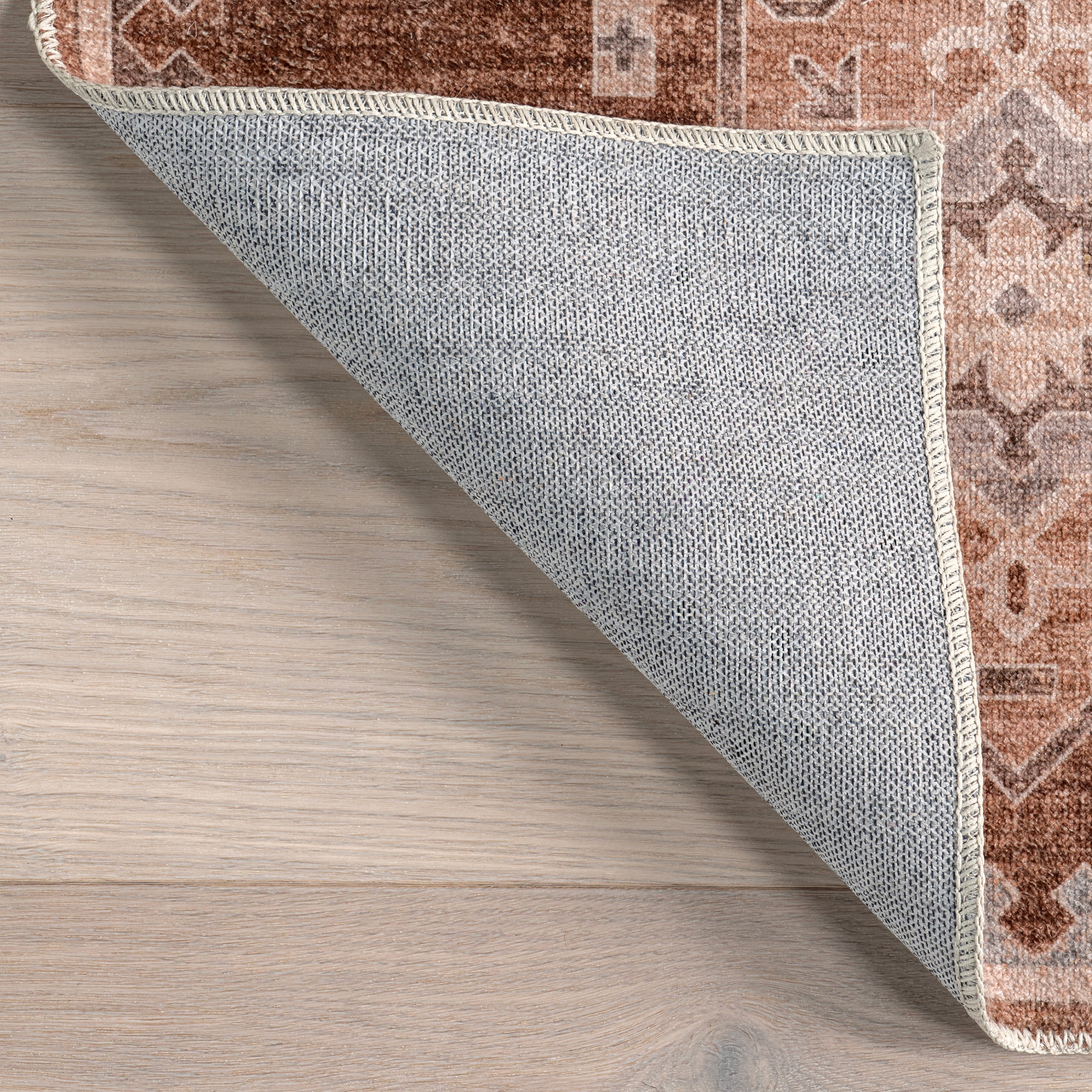 Avalon Multi Medallion Machine Washable Area Rug - Image 7