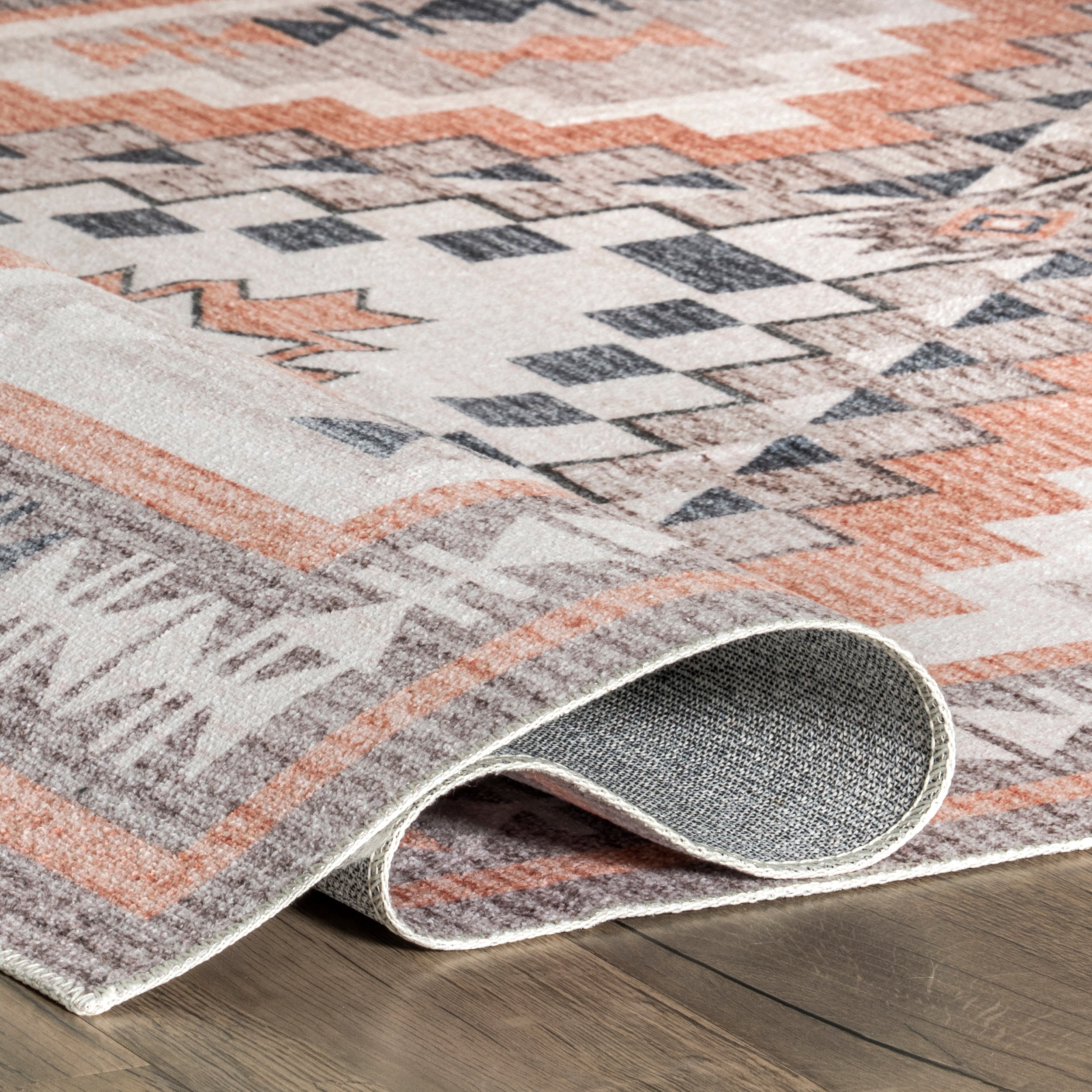 Leighton Machine Washable Southwestern Medallion Area Rug - Image 18
