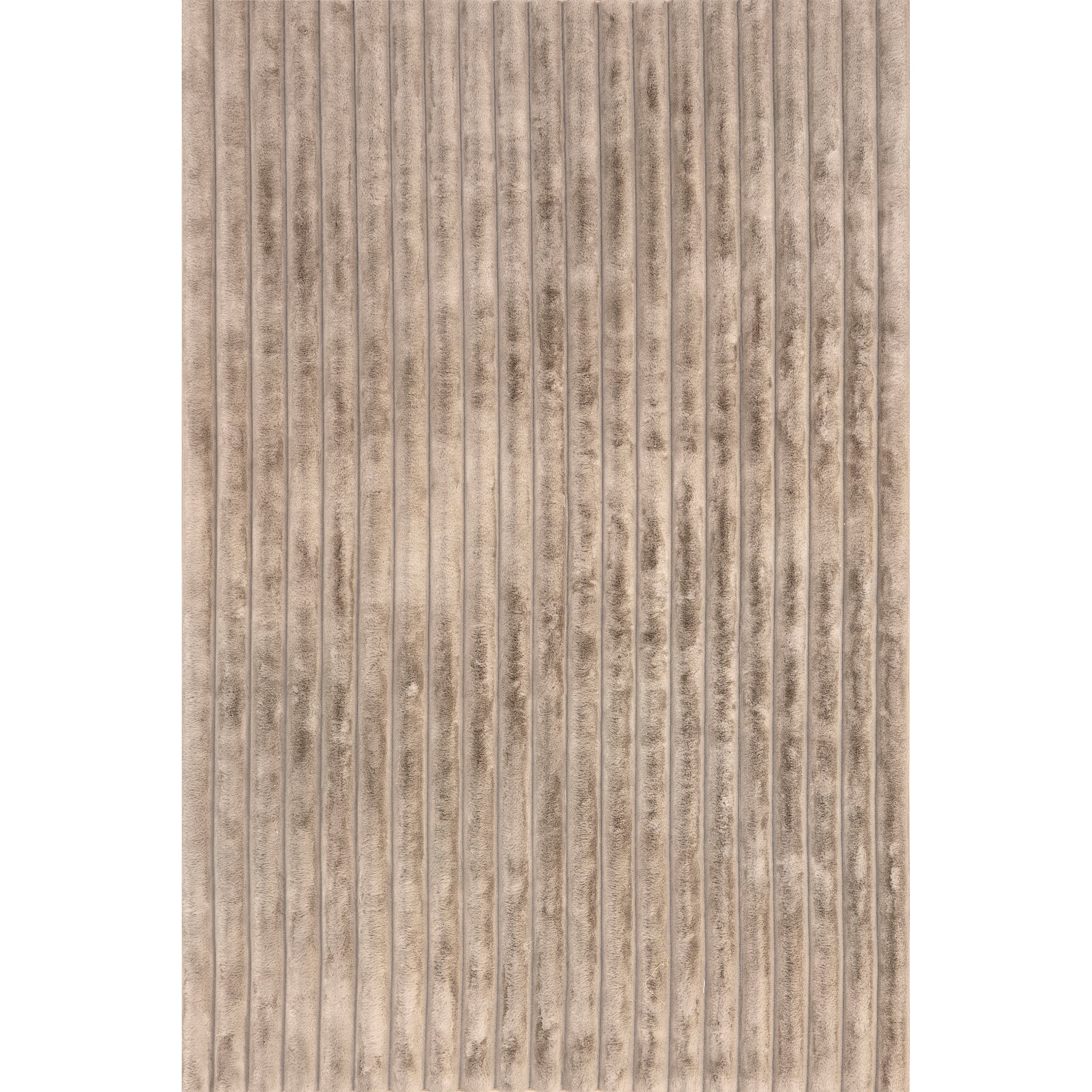 Kai Stripe Faux Rabbit Machine Washable Area Rug - Image 21