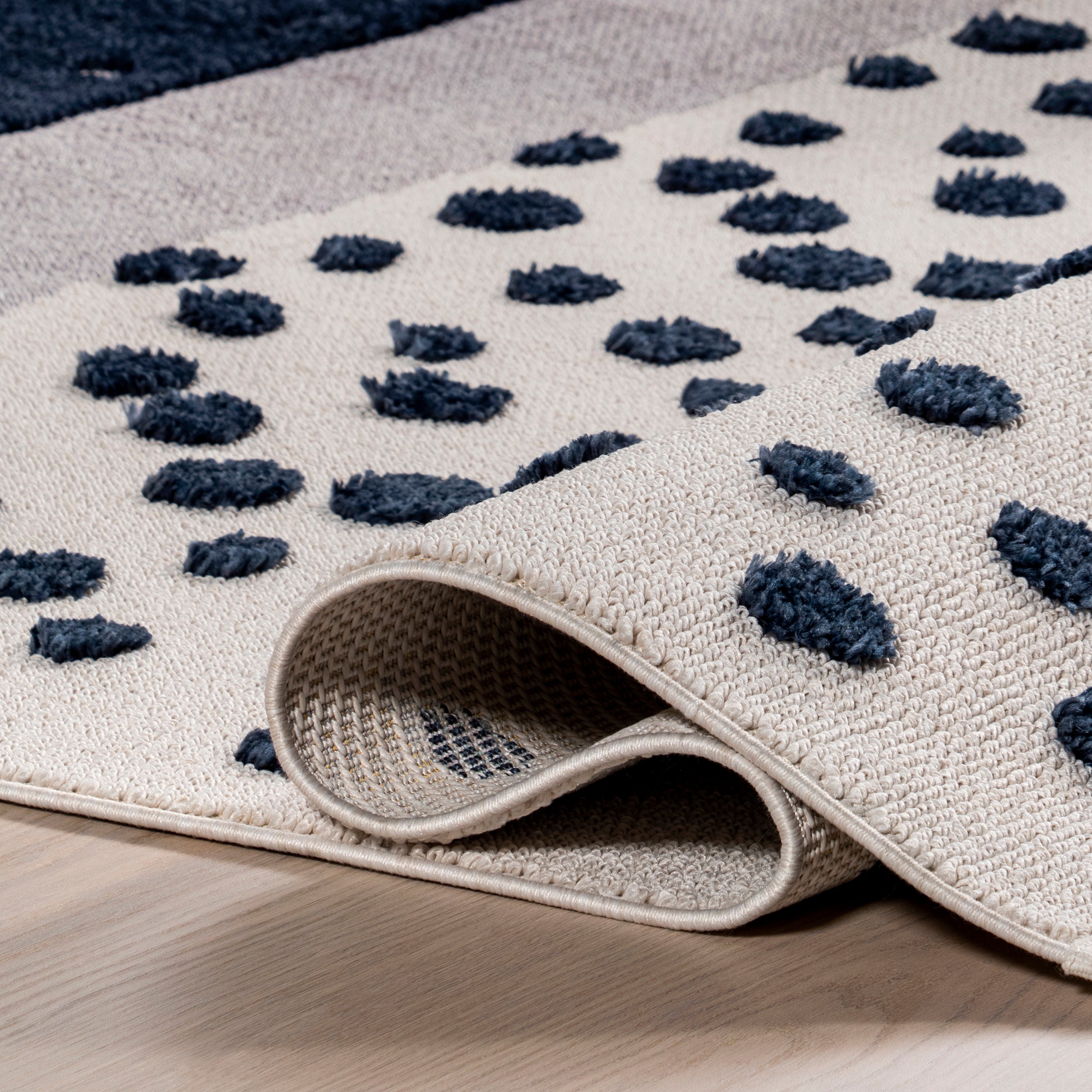 Alena Starry Night High-Low Kids Tasseled Area Rug - Image 4