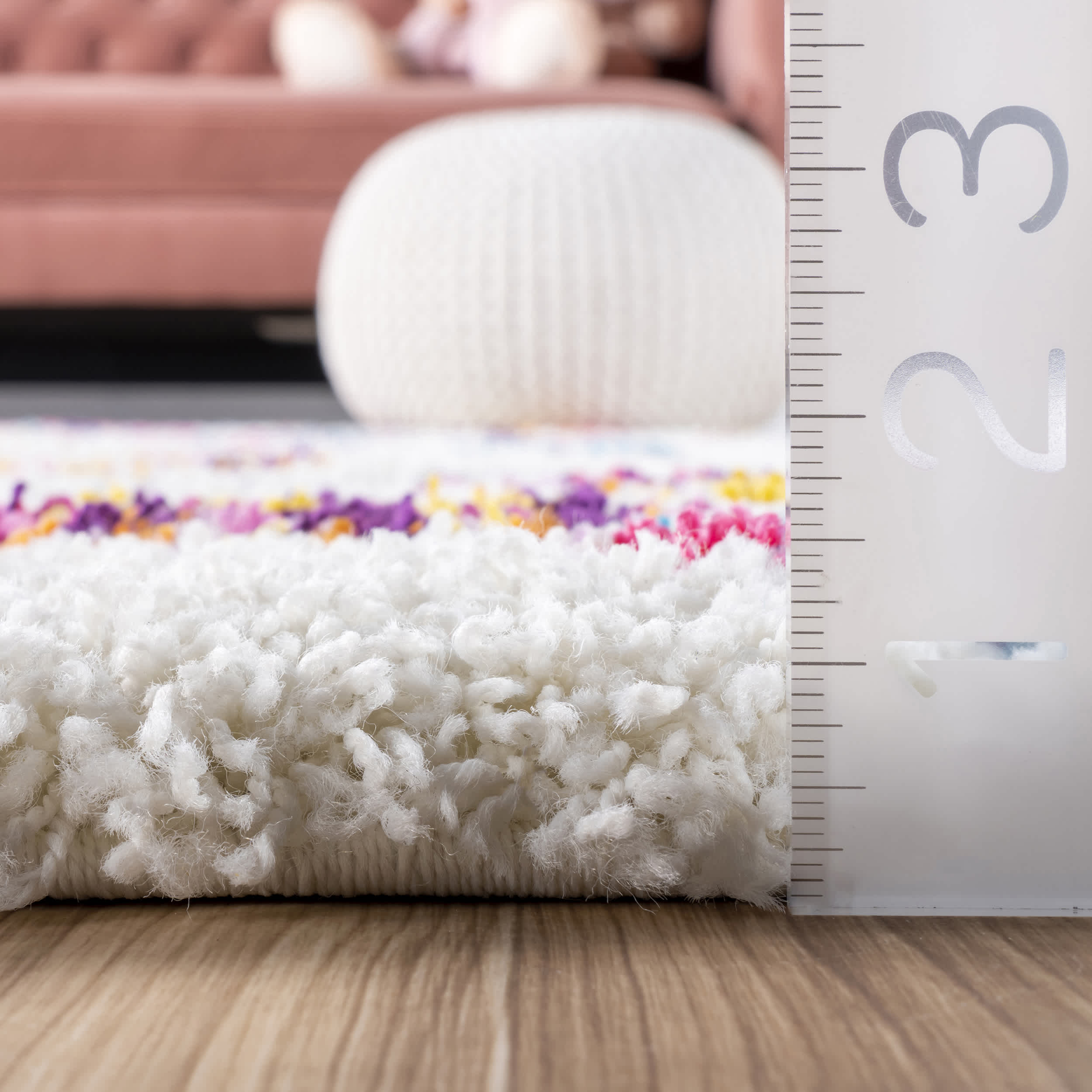 Tatyana Moroccan Diamond Trellis Shaggy - Image 3
