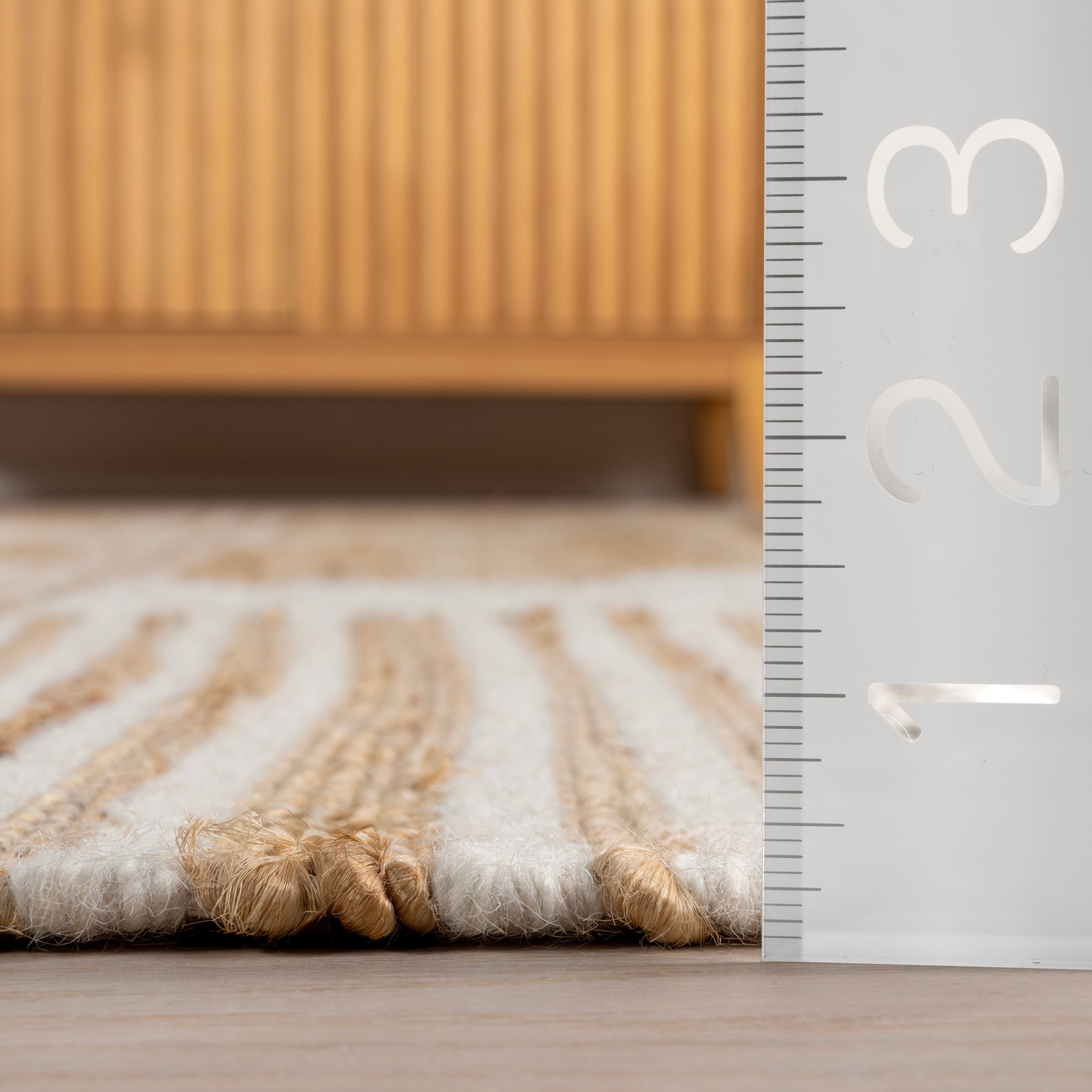 Ambrosia Geometric Tiled Jute Blend Area Rug - Image 3