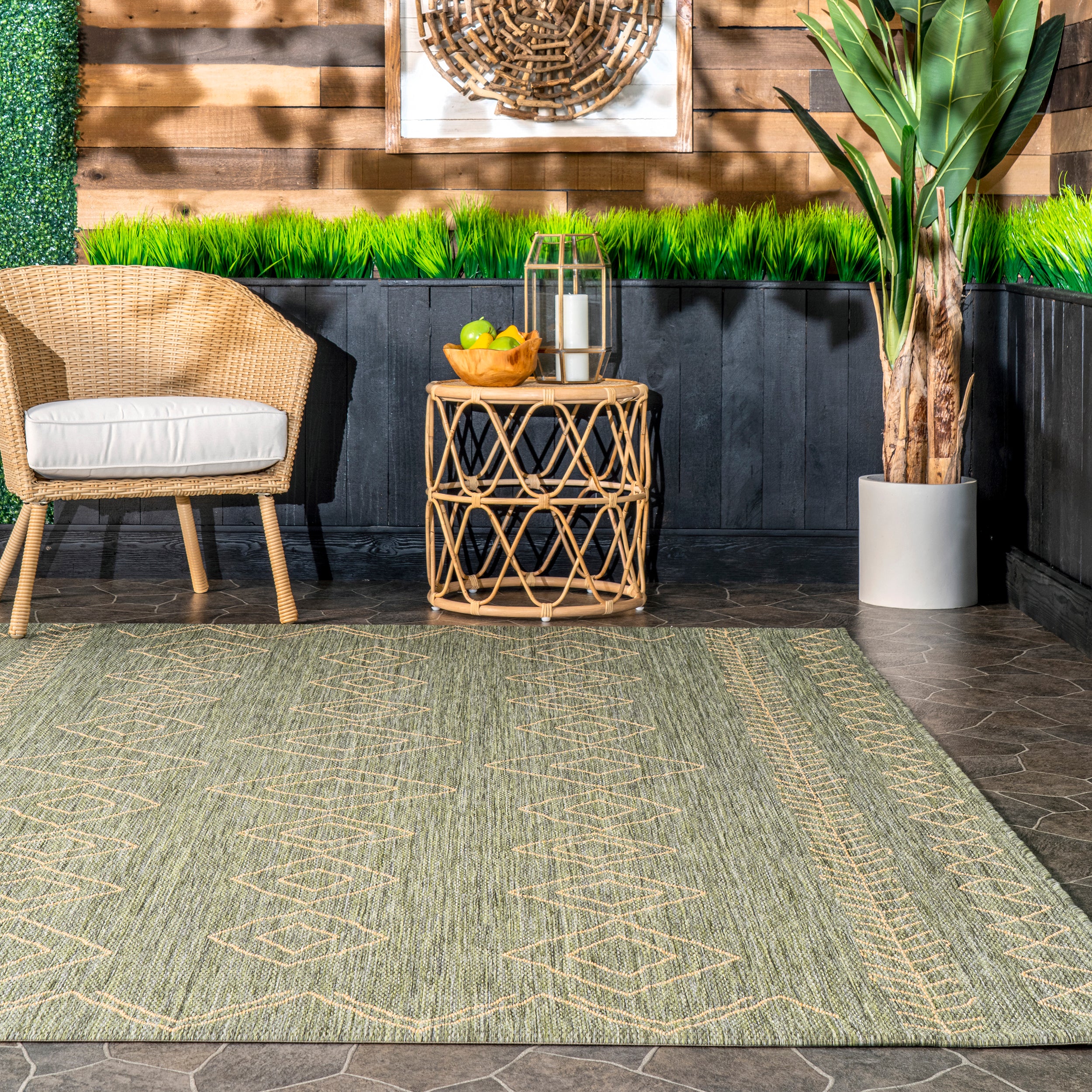 Serna Moroccan Indoor/Outdoor Area Rug - Image 30