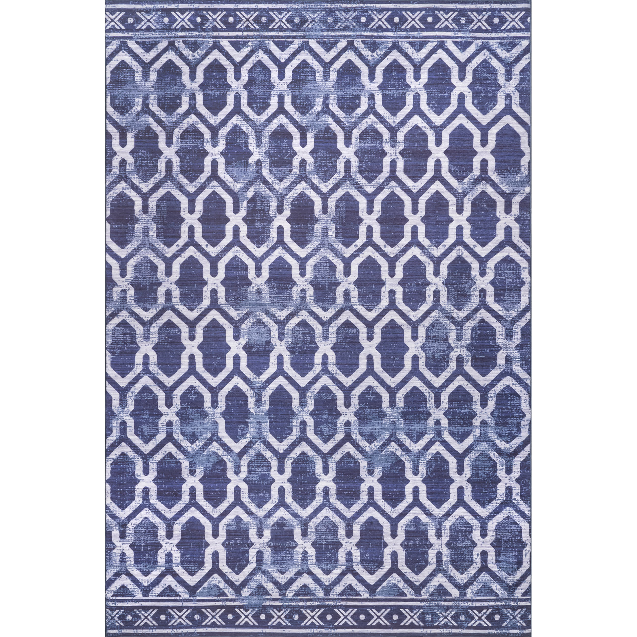 Fae Geometric Machine Washable Indoor/Outdoor Area Rug