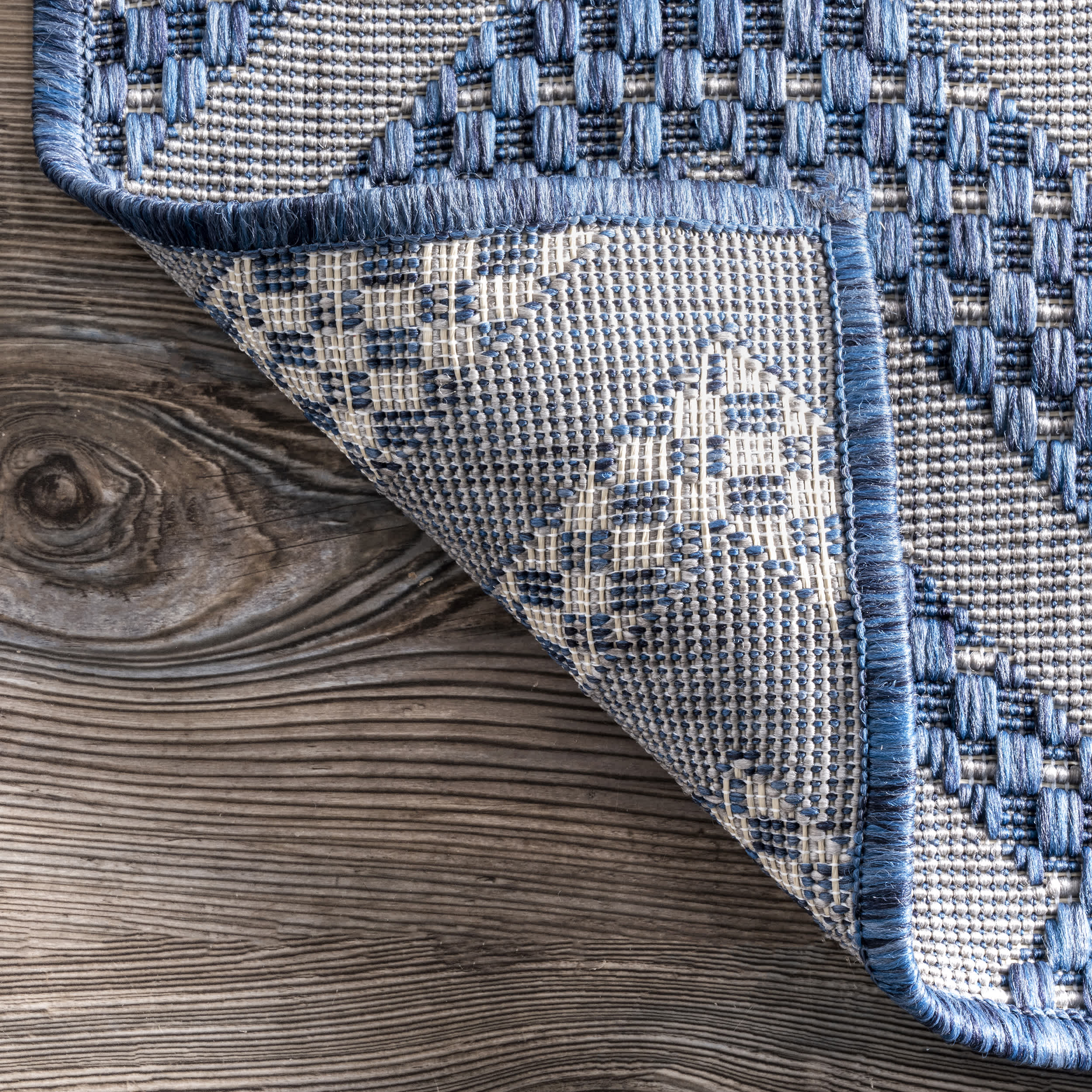 Tayla Diamond Lattice Indoor/Outdoor Area Rug - Image 7