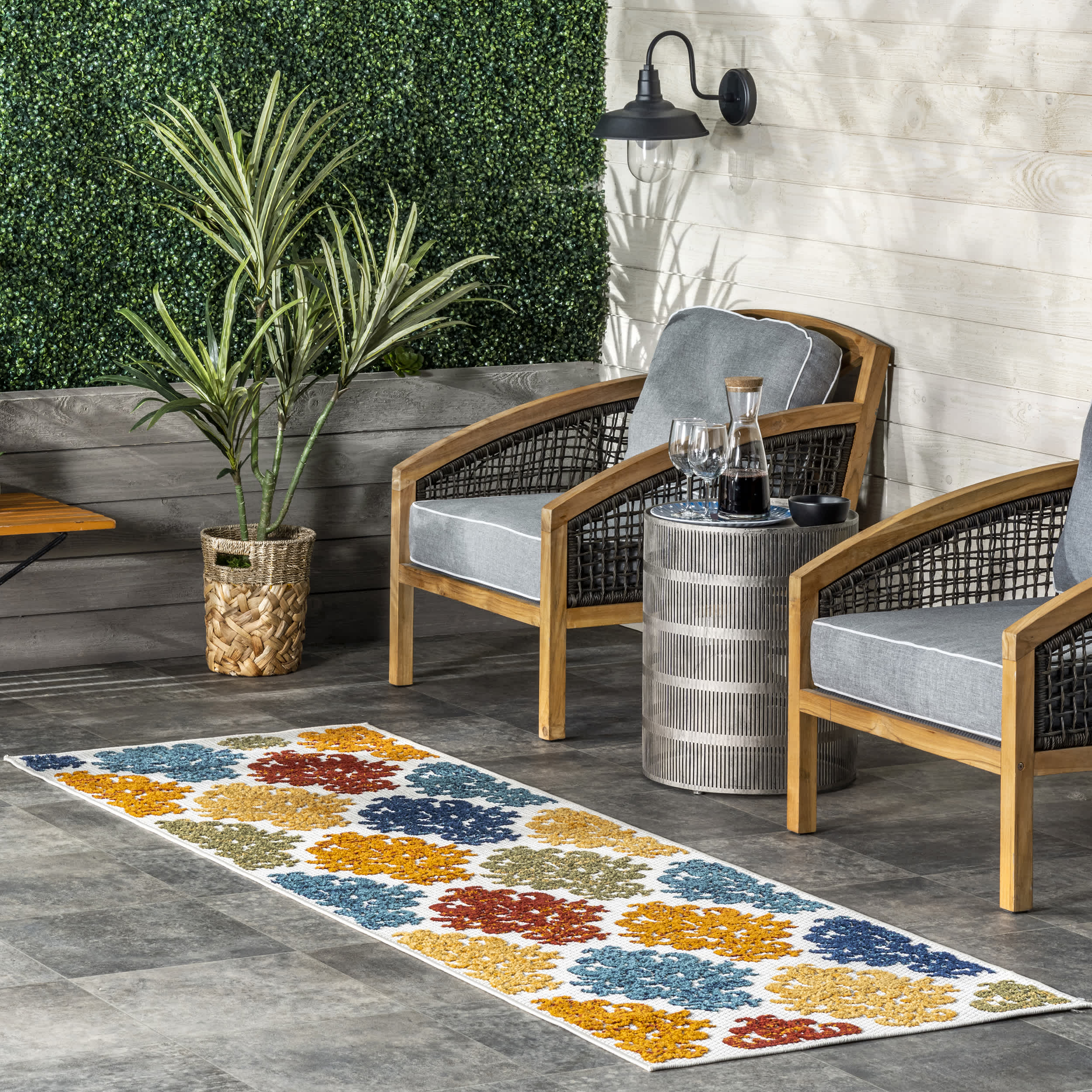 Valeria Textured Indoor/Outdoor Area Rug - Image 10