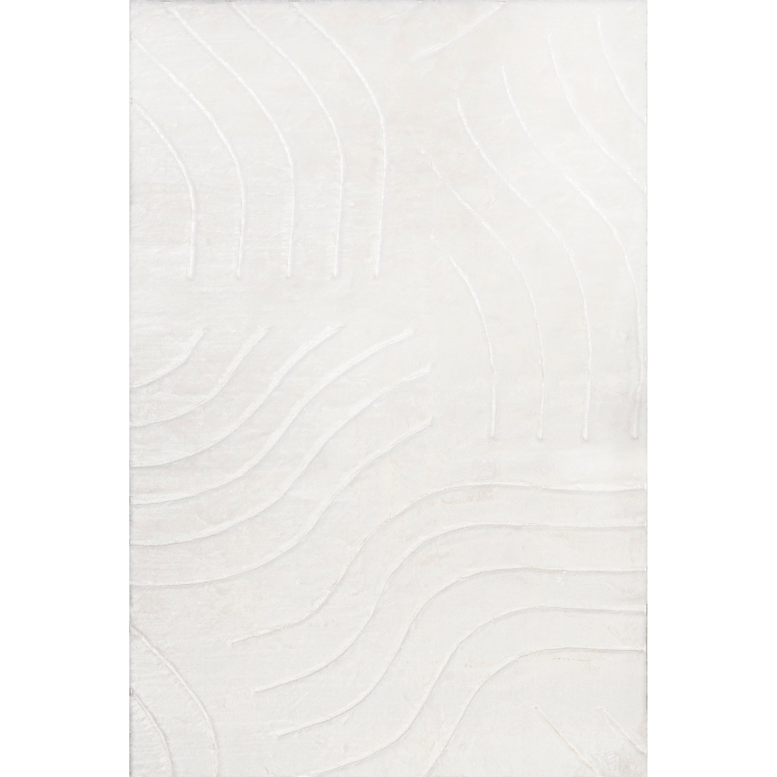 Camari Contemorary Faux Rabbit Machine Washable Area Rug
