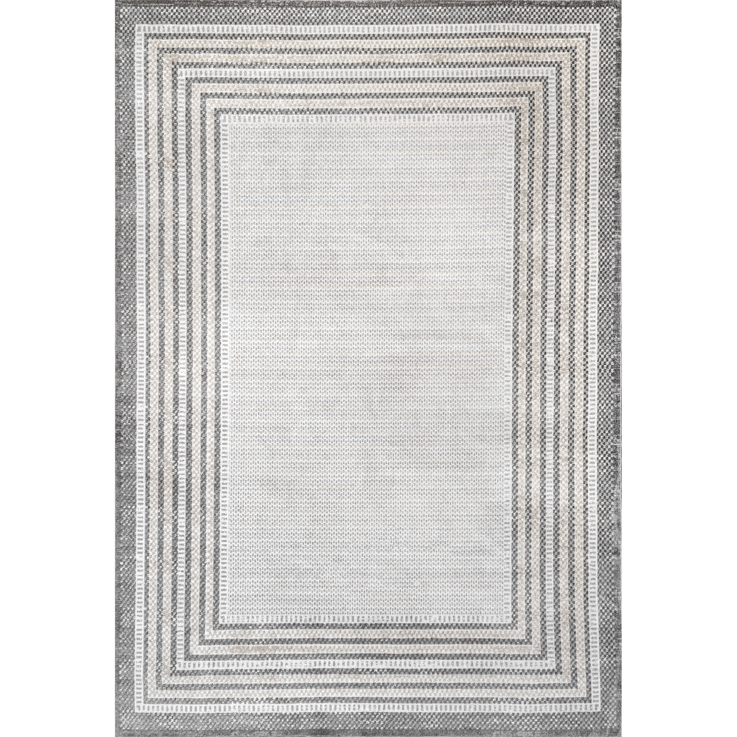 Anya Washable Bordered Area Rug
