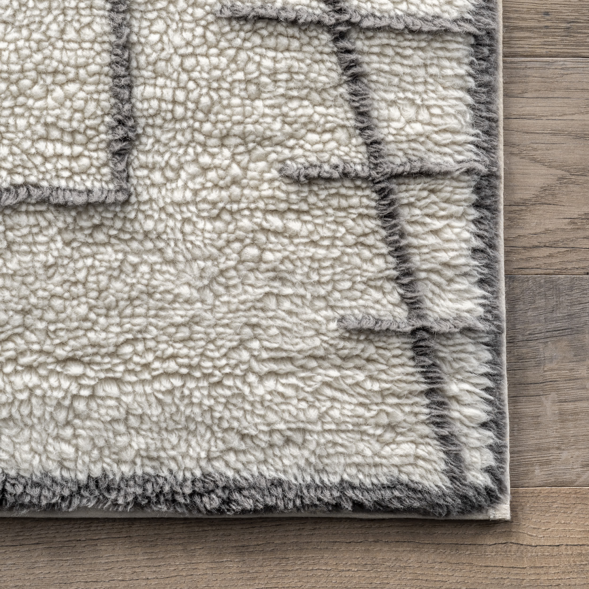 Isabella Machine Washable Wool Contemporary Geometric Area Rug - Image 5
