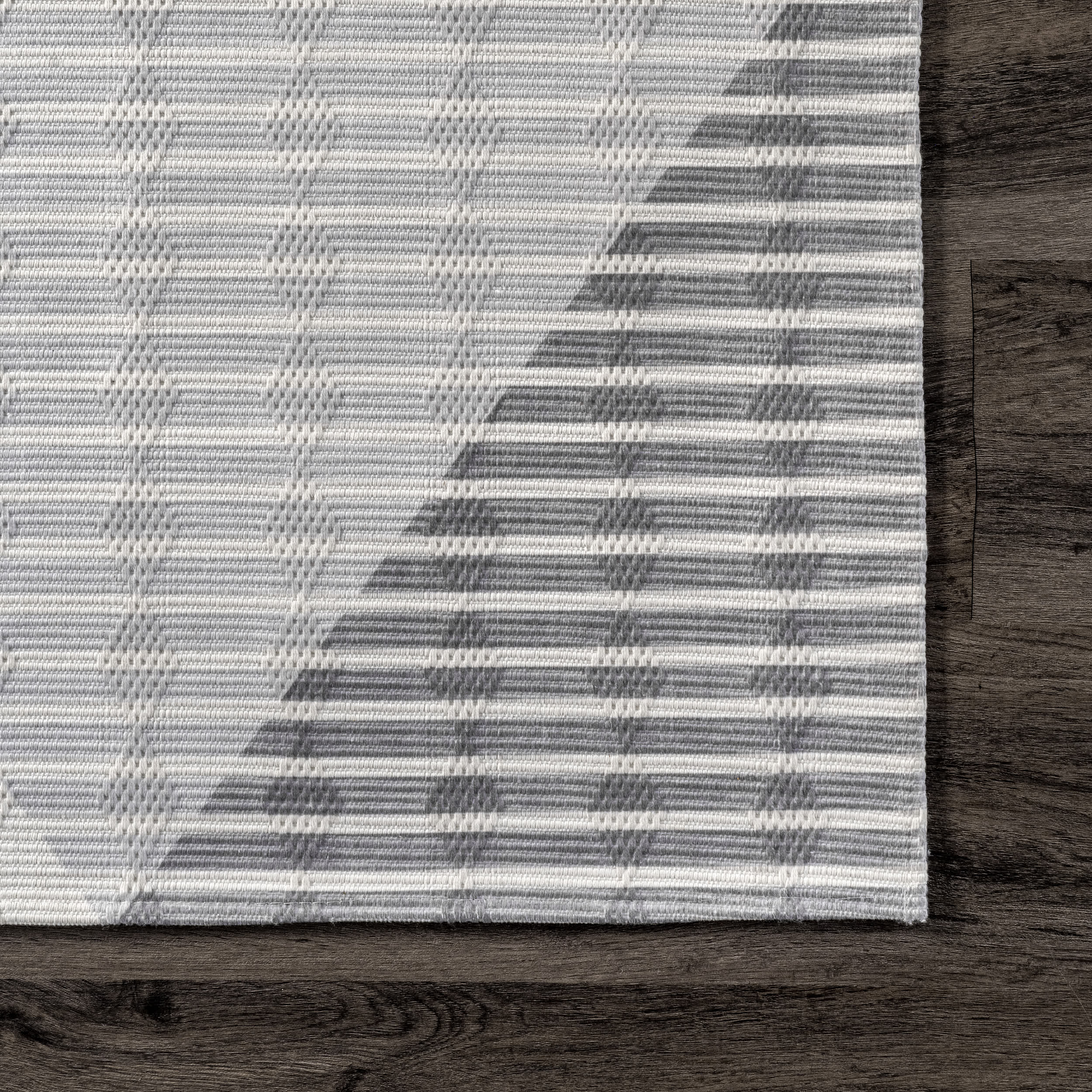 Pinstriped Abstract Washable Area Rug - Image 5