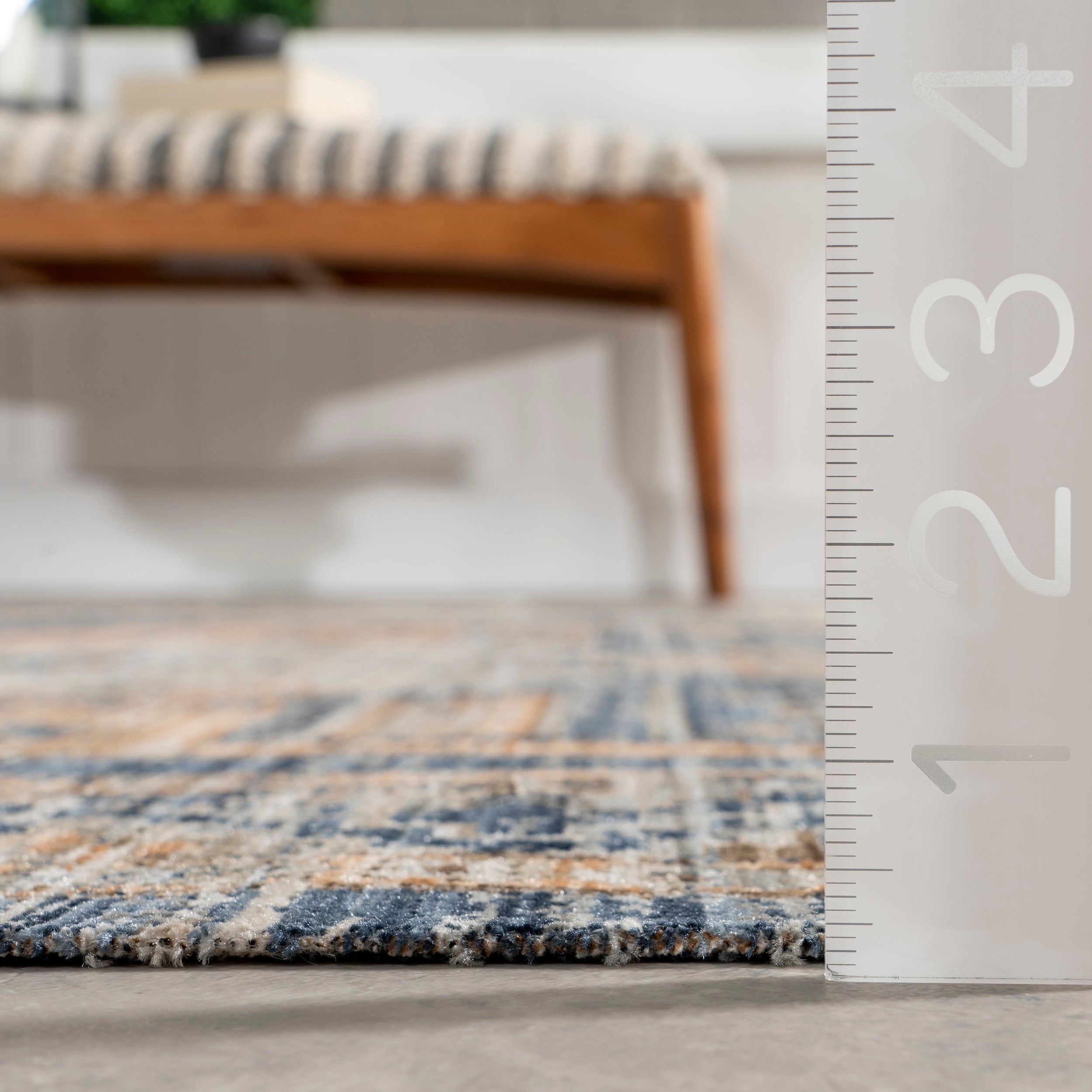 Zazie Traditional Machine Washable Indoor/Outdoor Area Rug - Image 3