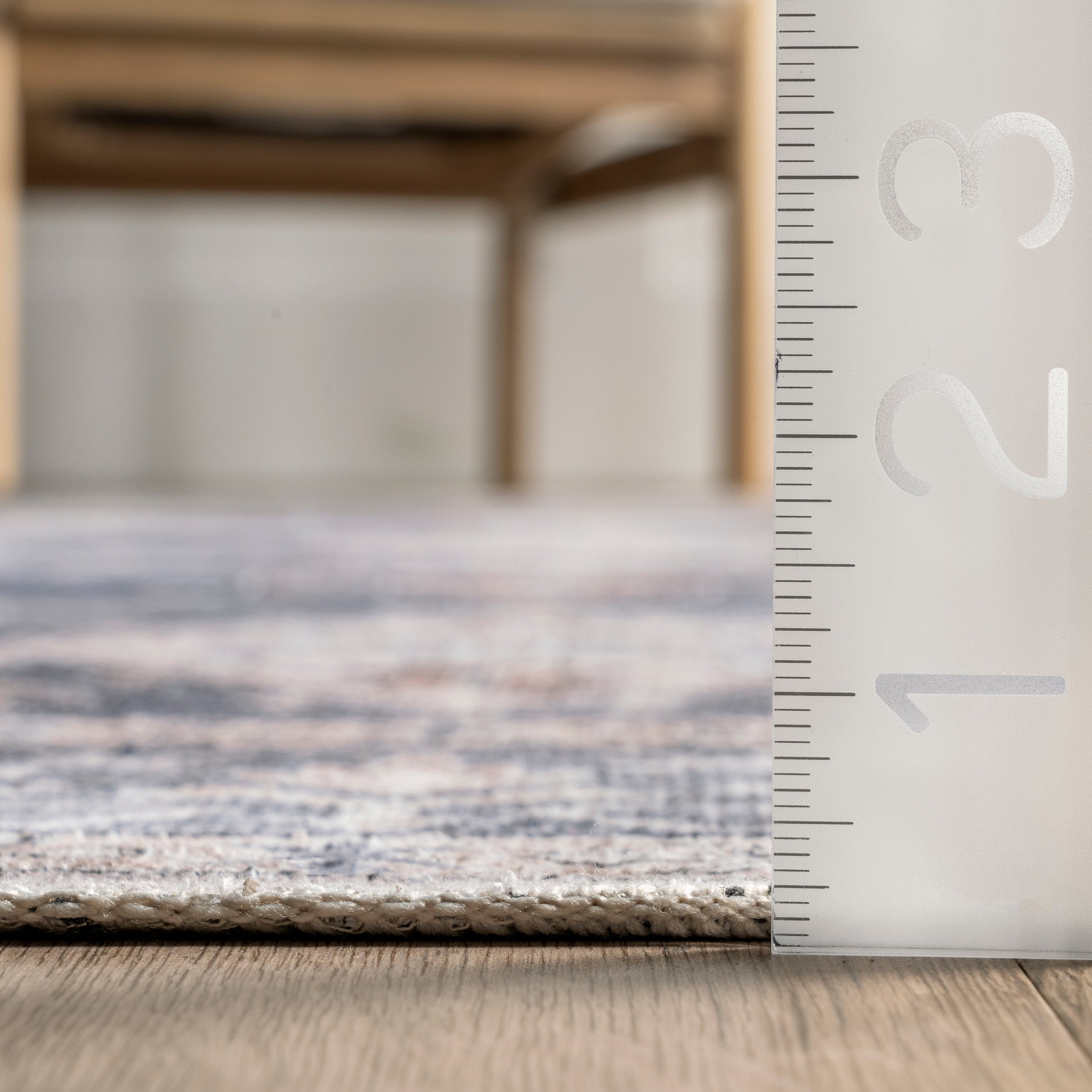 Finley Machine Washable Vintage Distressed Area Rug - Image 3