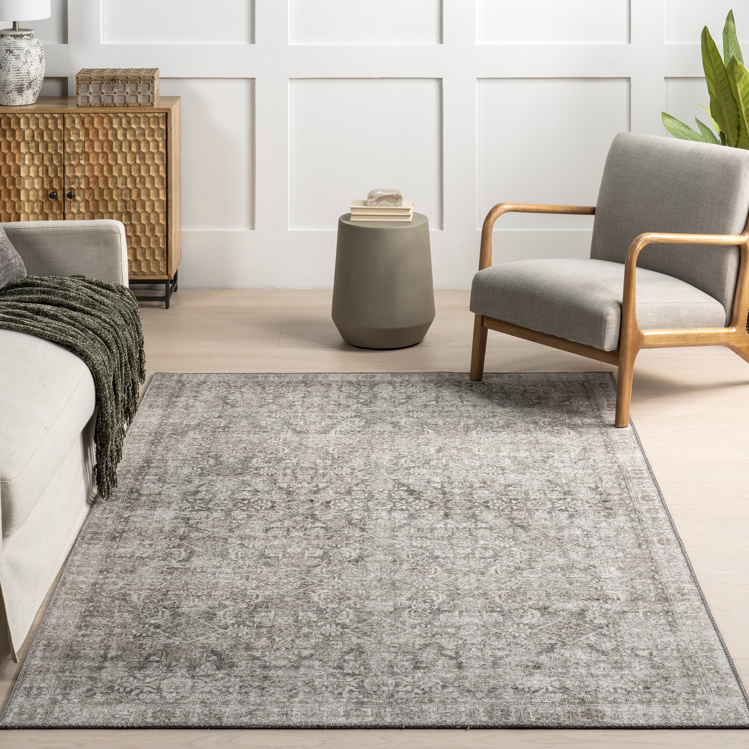 Hillstone Collection Calianna Traditional Vintage Medallion Area Rug - Image 19