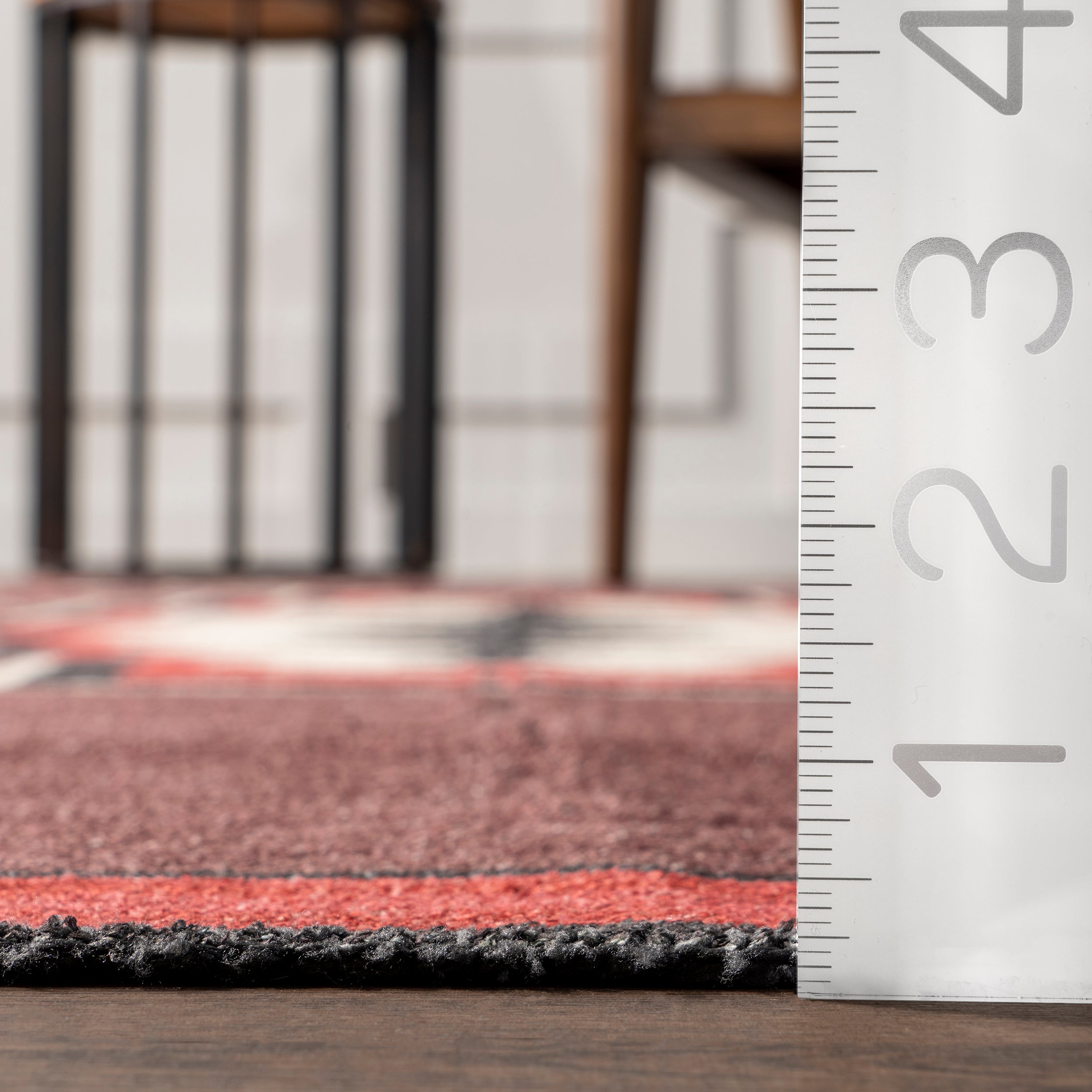 Adrena Bold Boho Machine Washable Area Rug - Image 3