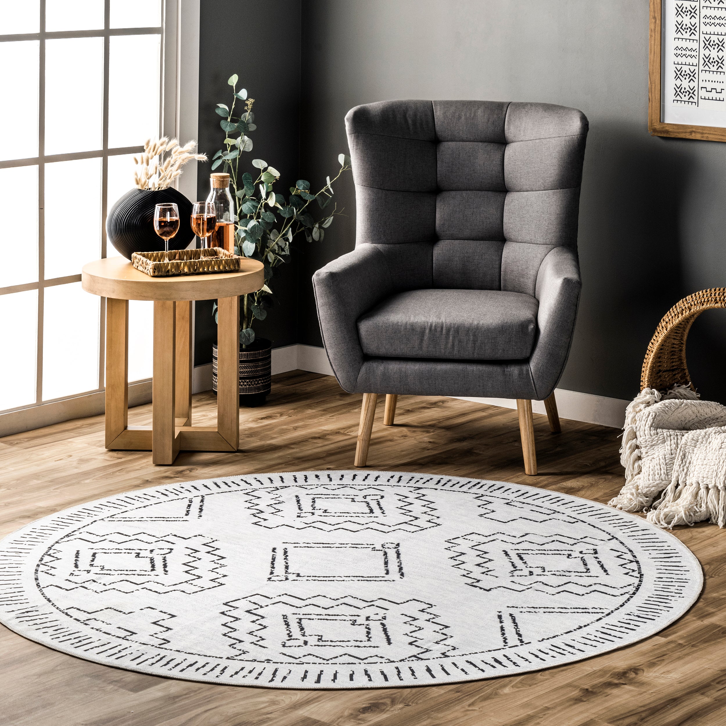 Noa Machine Washable Tribal Moroccan Area Rug - Image 10
