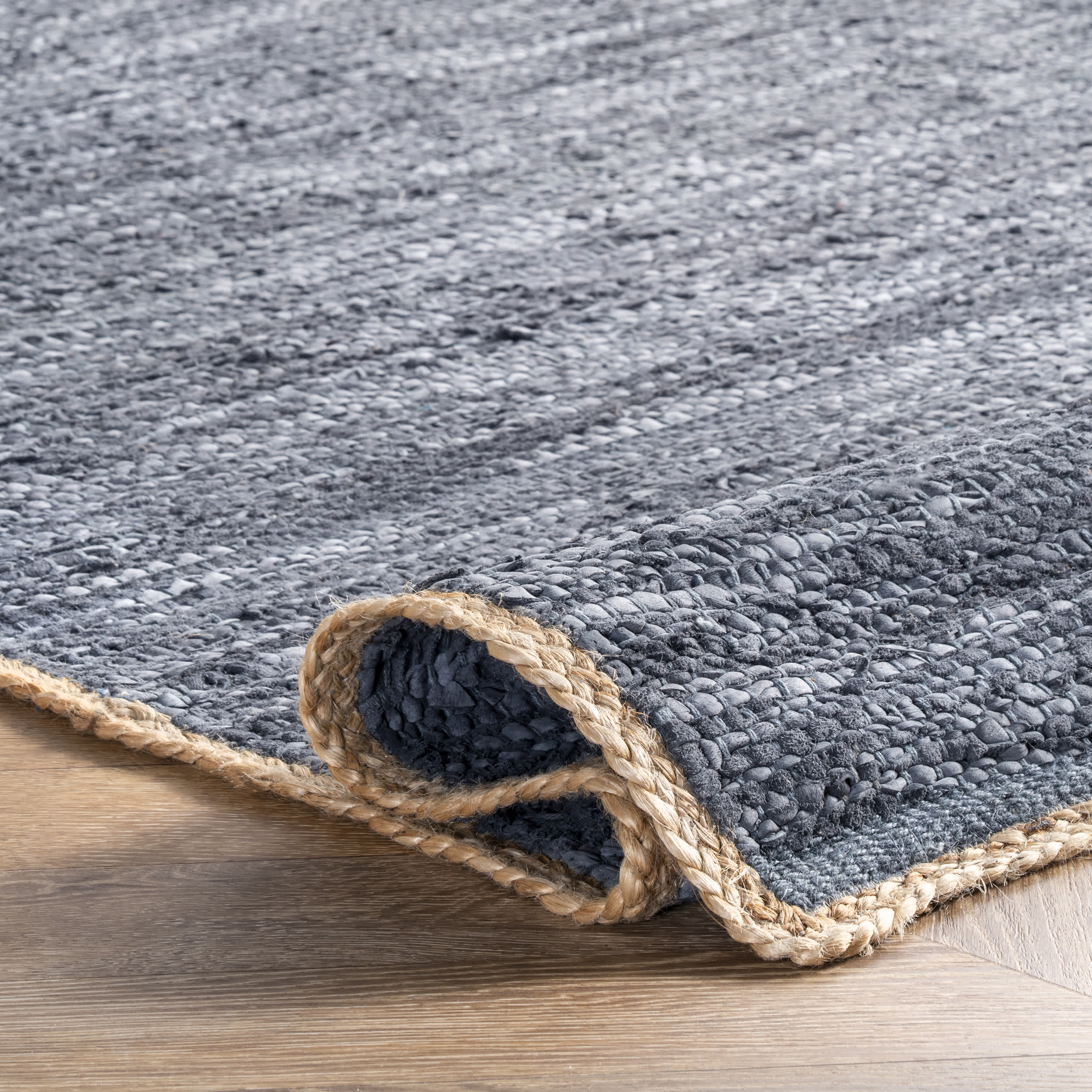 Sabby Hand Woven Leather Flatweave Area Rug - Image 16