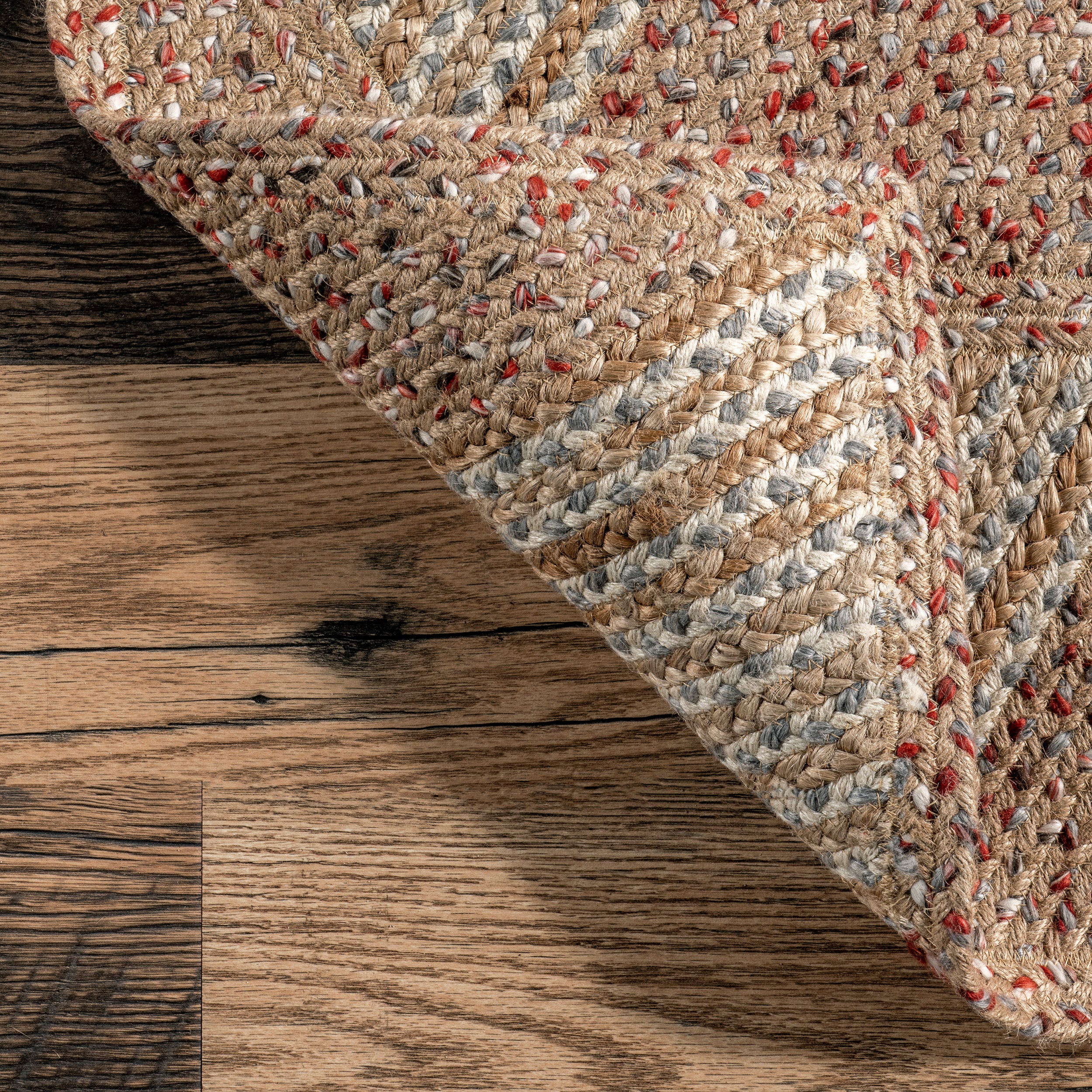 Mitzy Casual Honeycomb Jute Area Rug - Image 7