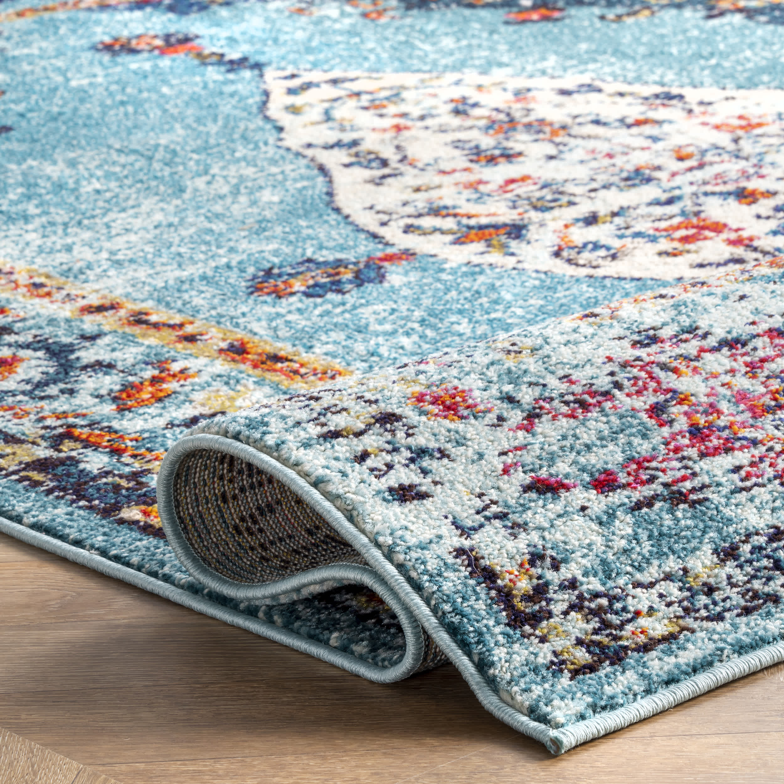 Vintage Medallion Veronica Area Rug - Image 4