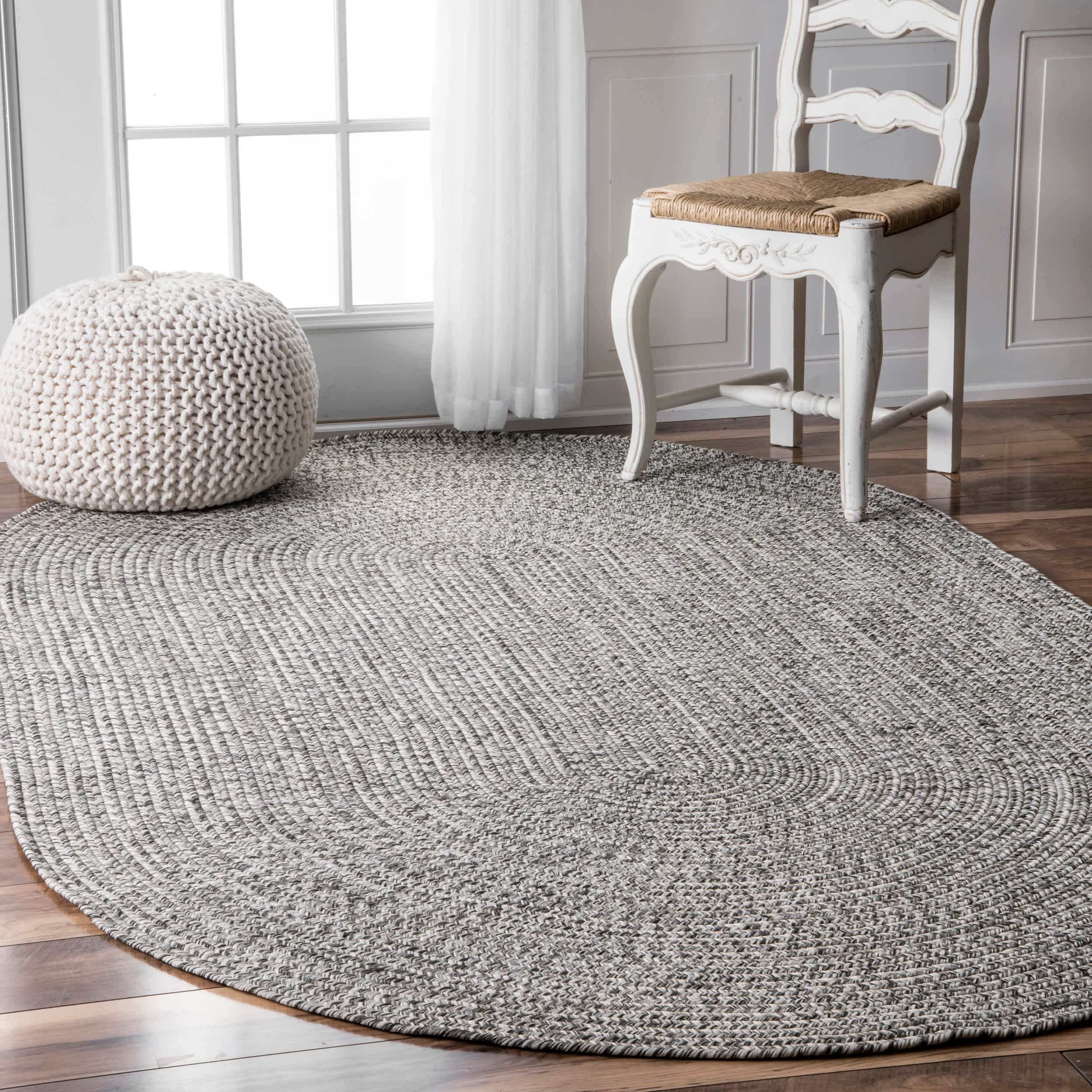 Wynn Braided Indoor/Outdoor Area Rug - Image 5