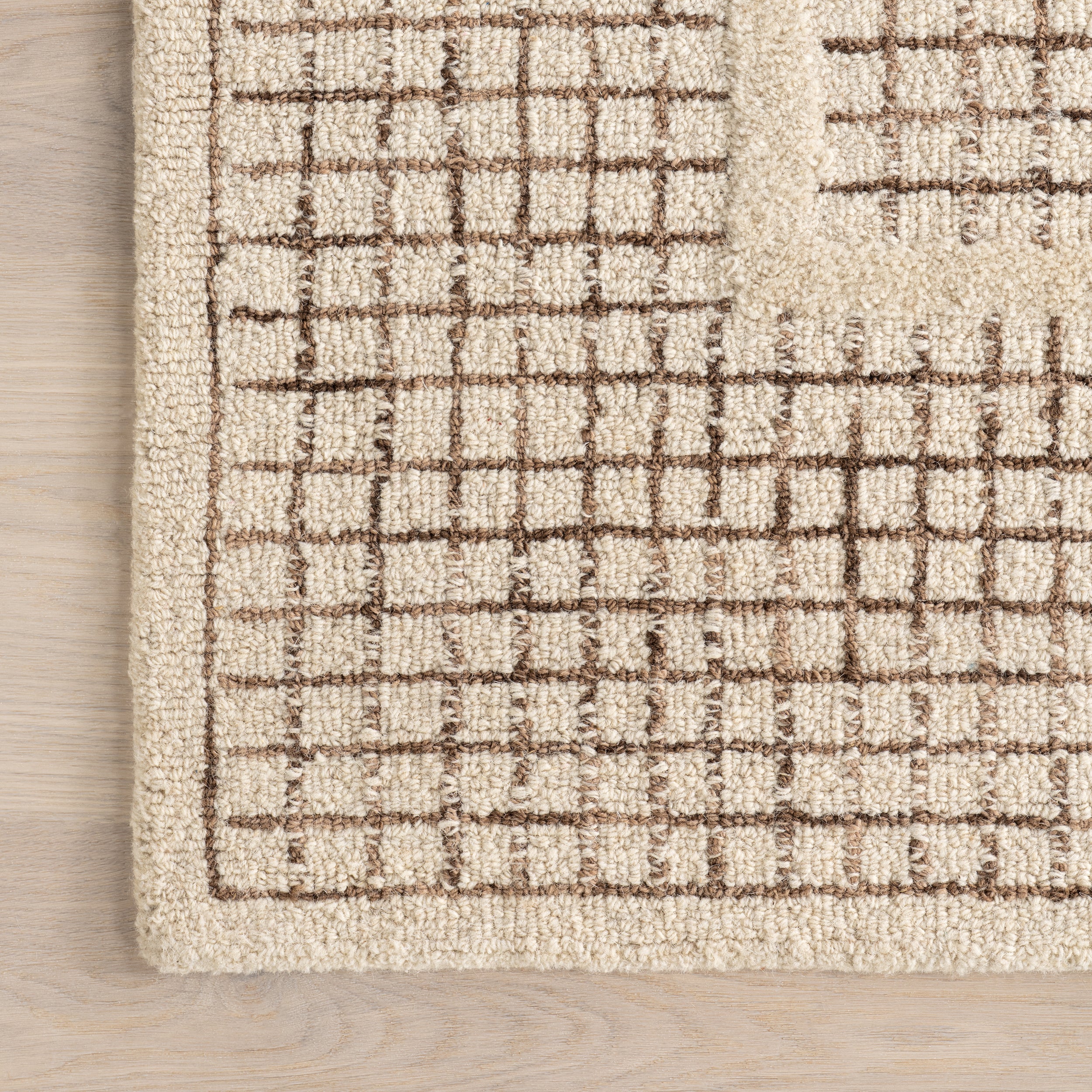 Emaline Geometric Wool Area Rug - Image 15