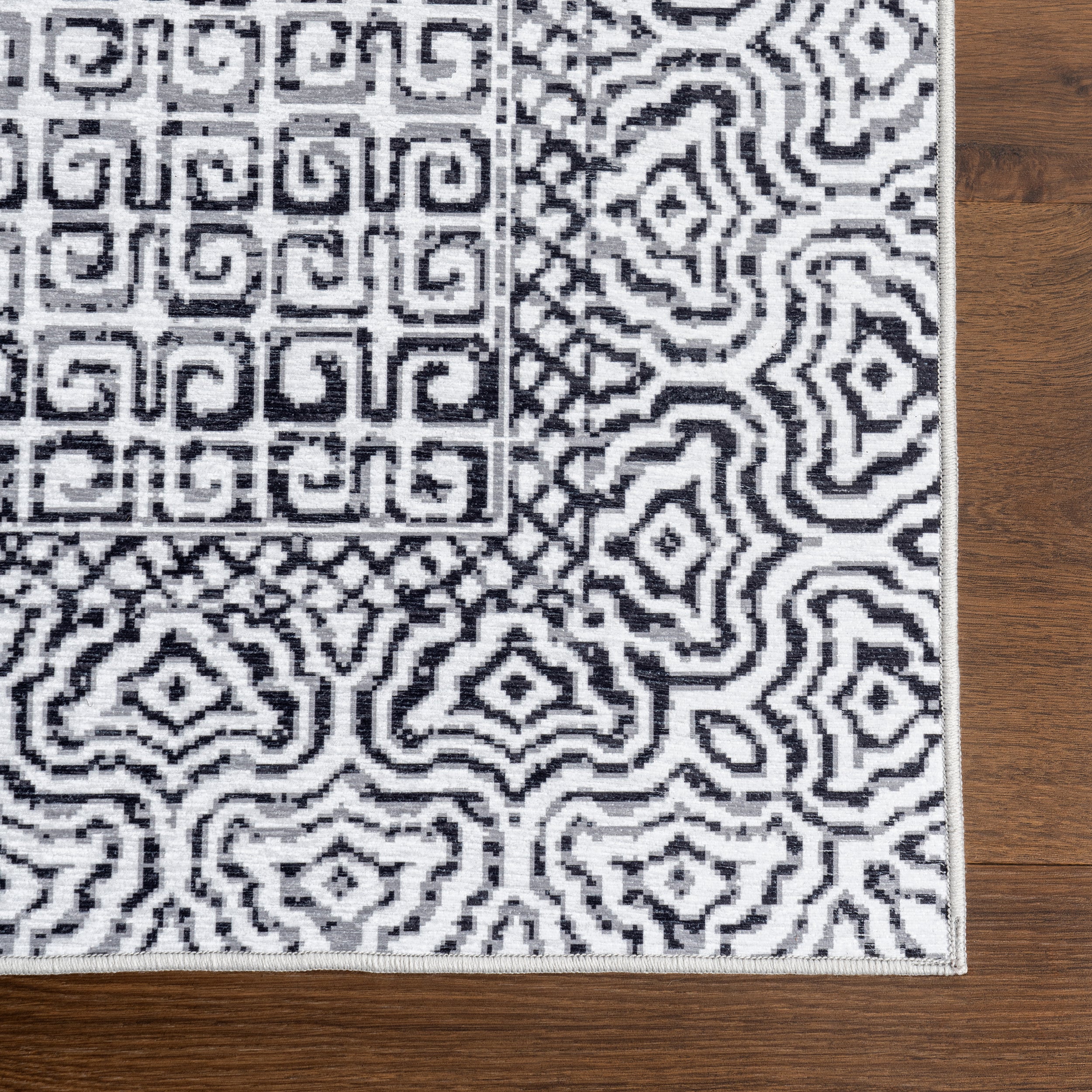 Reya Transitional SplashGuard Machine Washable Area Rug - Image 6