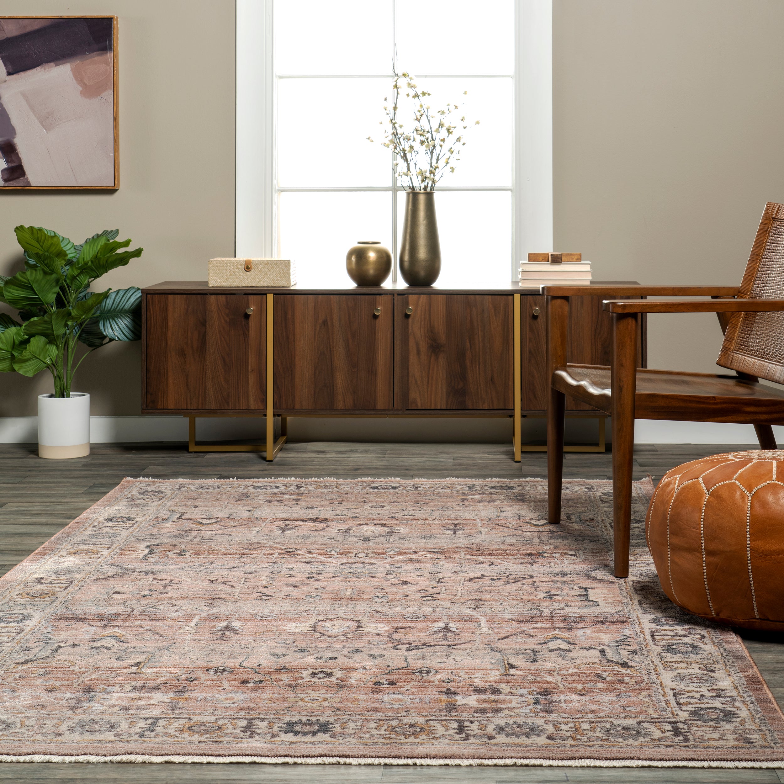 Sorsha Persian Traditional Fringe Area Rug - Image 8