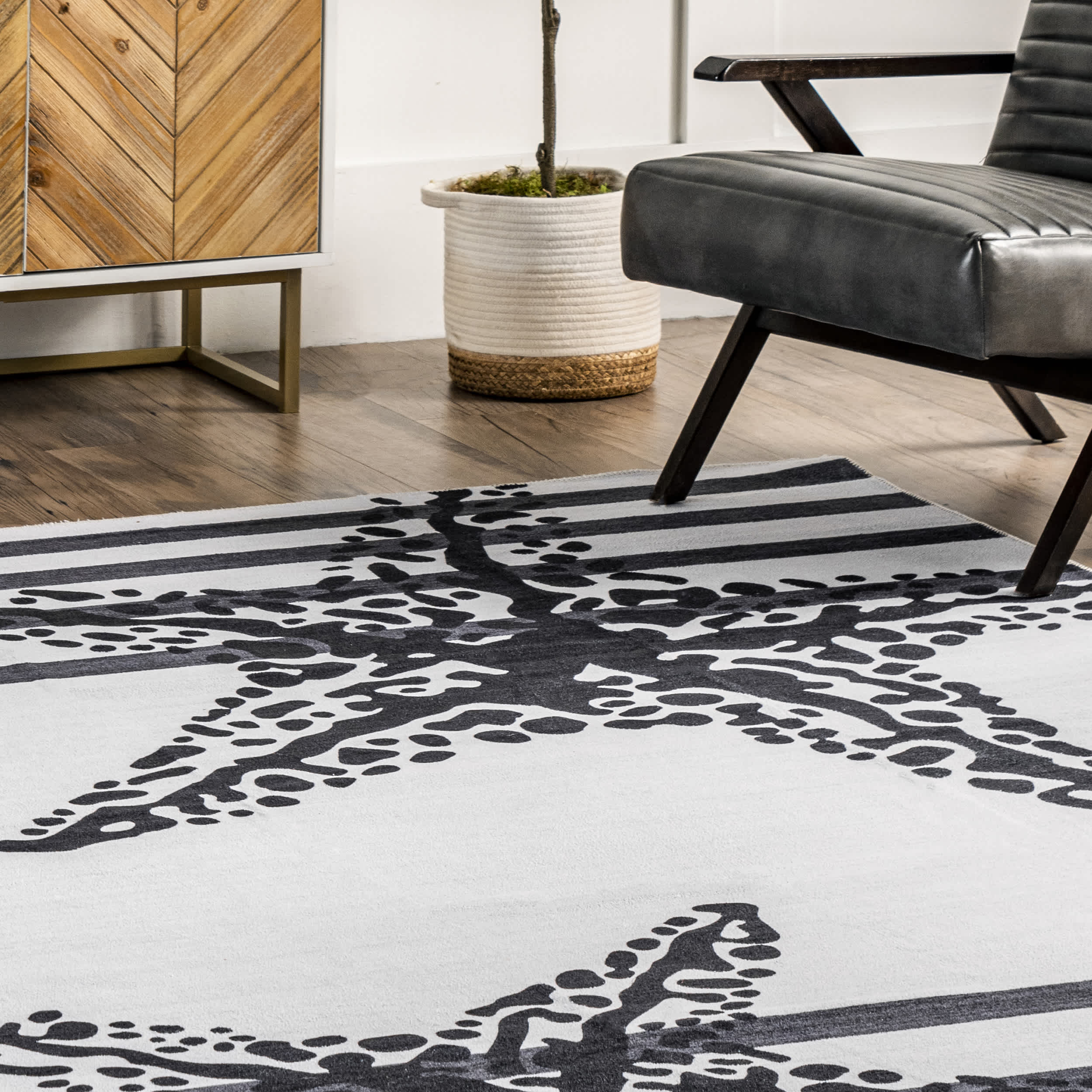 Starfish Machine Washable Area Rug - Image 9