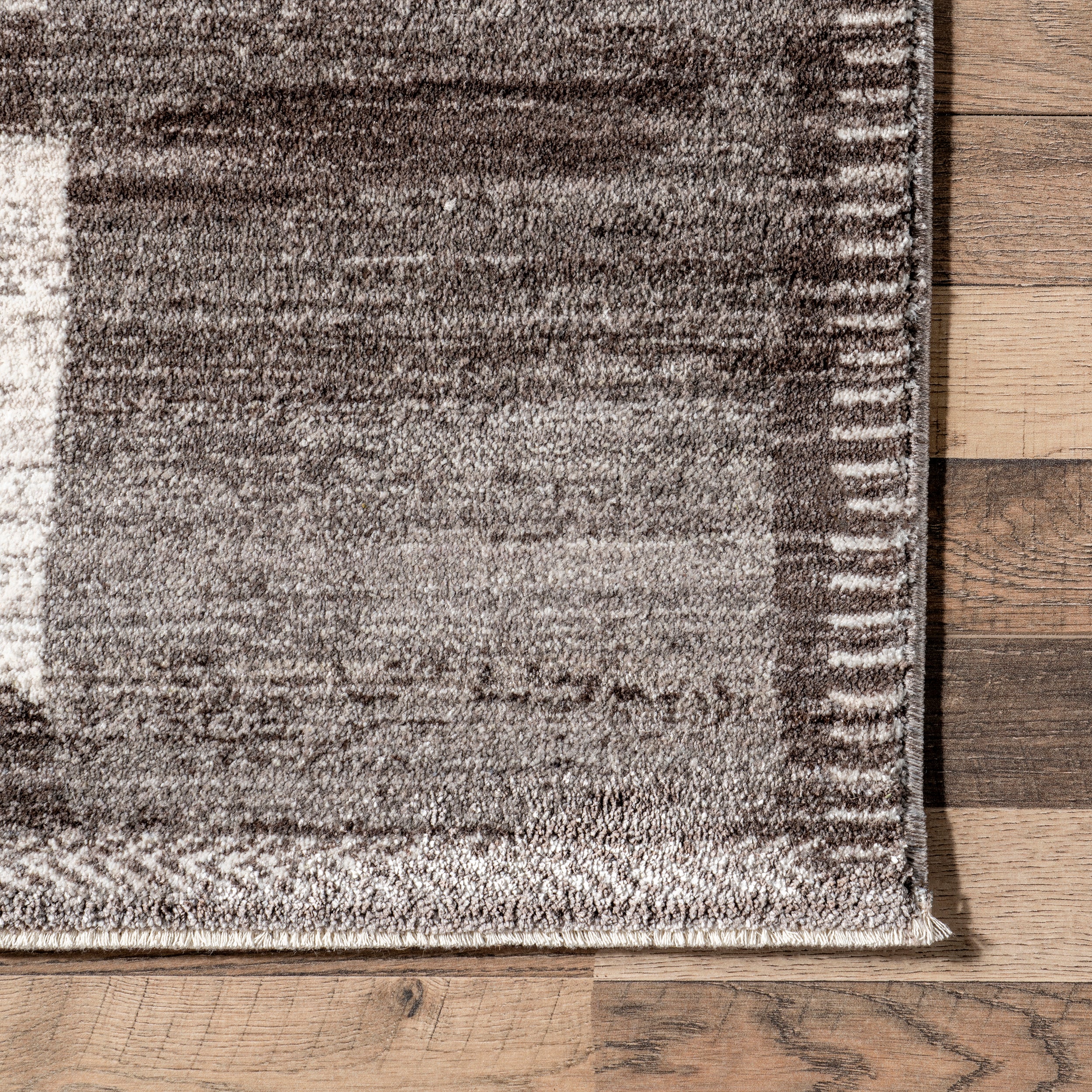 Chrissie Abstract Shapes Fringe Area Rug - Image 5