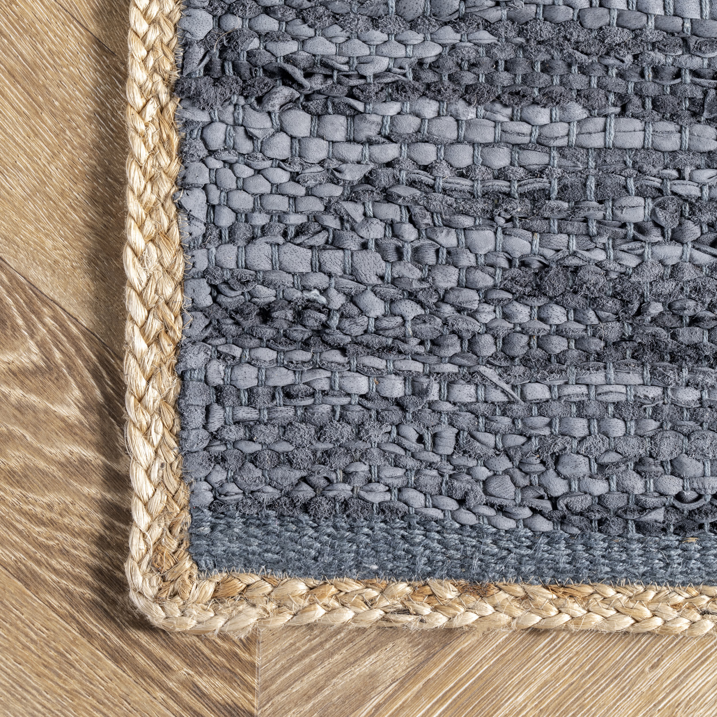 Sabby Hand Woven Leather Flatweave Area Rug - Image 20