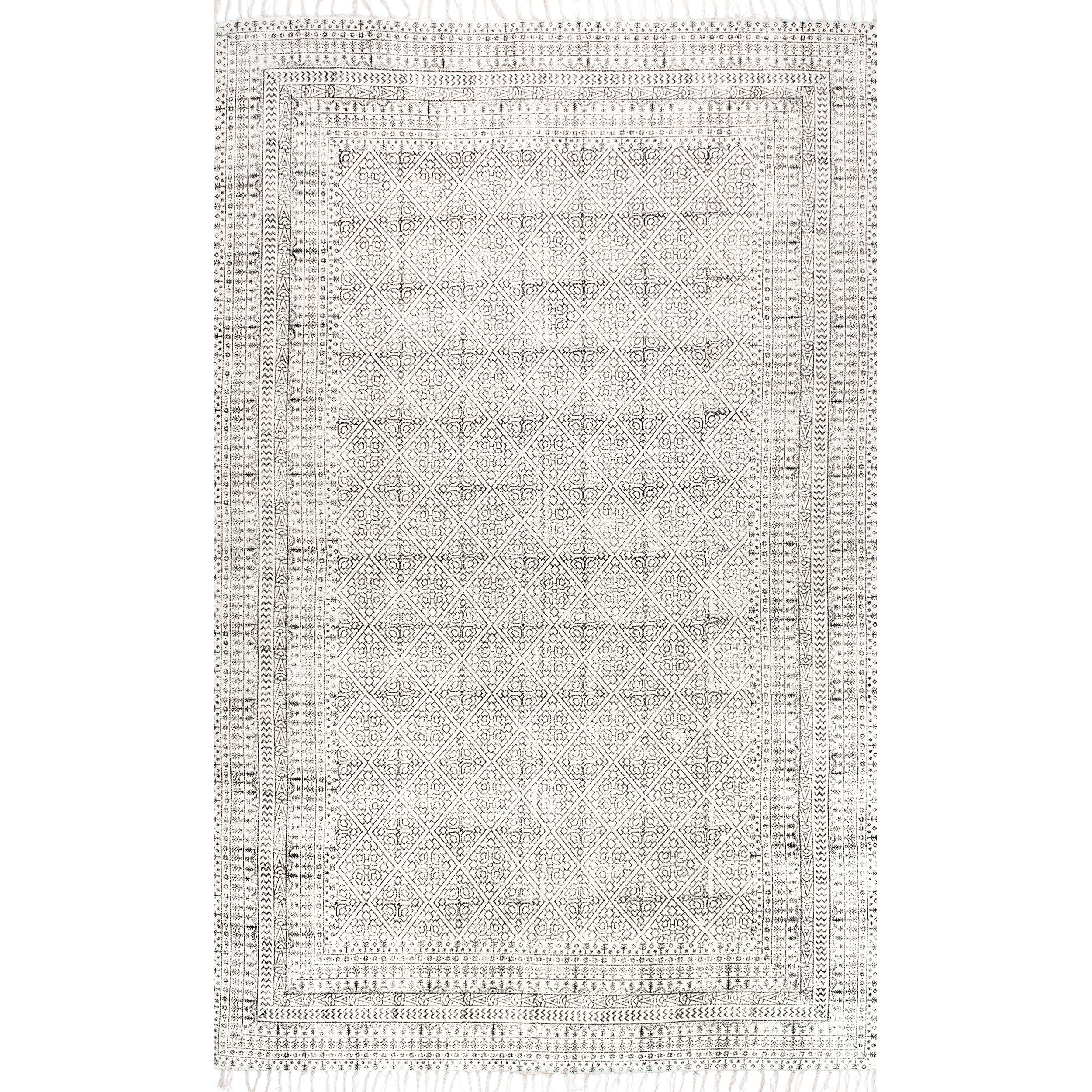 Flatweave Rita Moroccan Trellis Area Rug