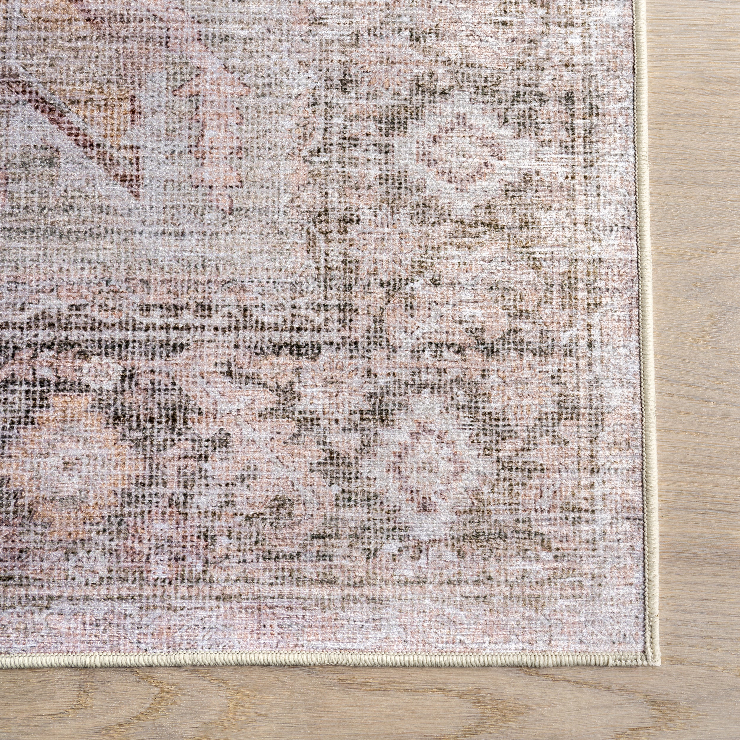 Rora SplashGuard Medallion Machine Washable Area Rug - Image 6