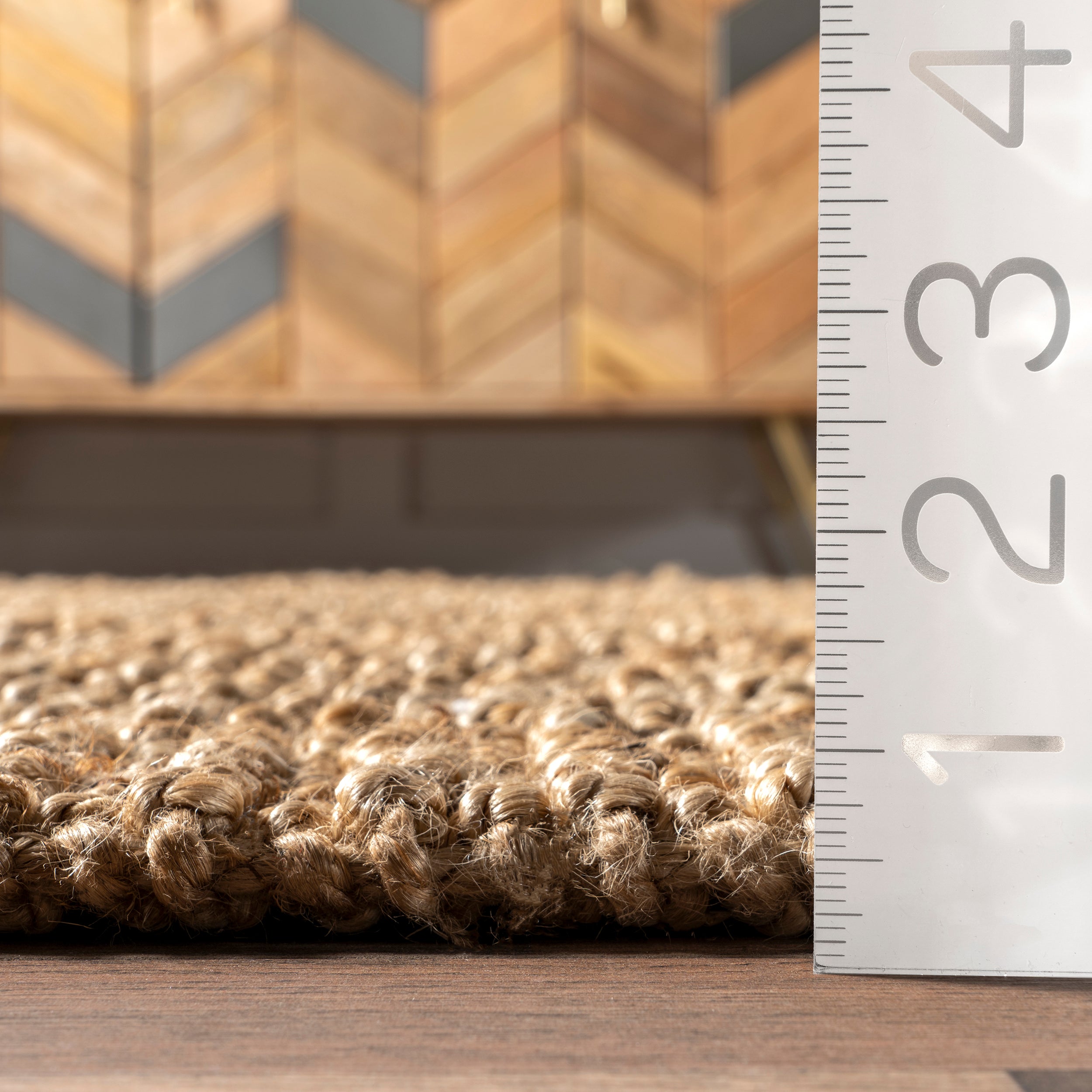 Hanne Casual Flatweave Jute Area Rug - Image 3