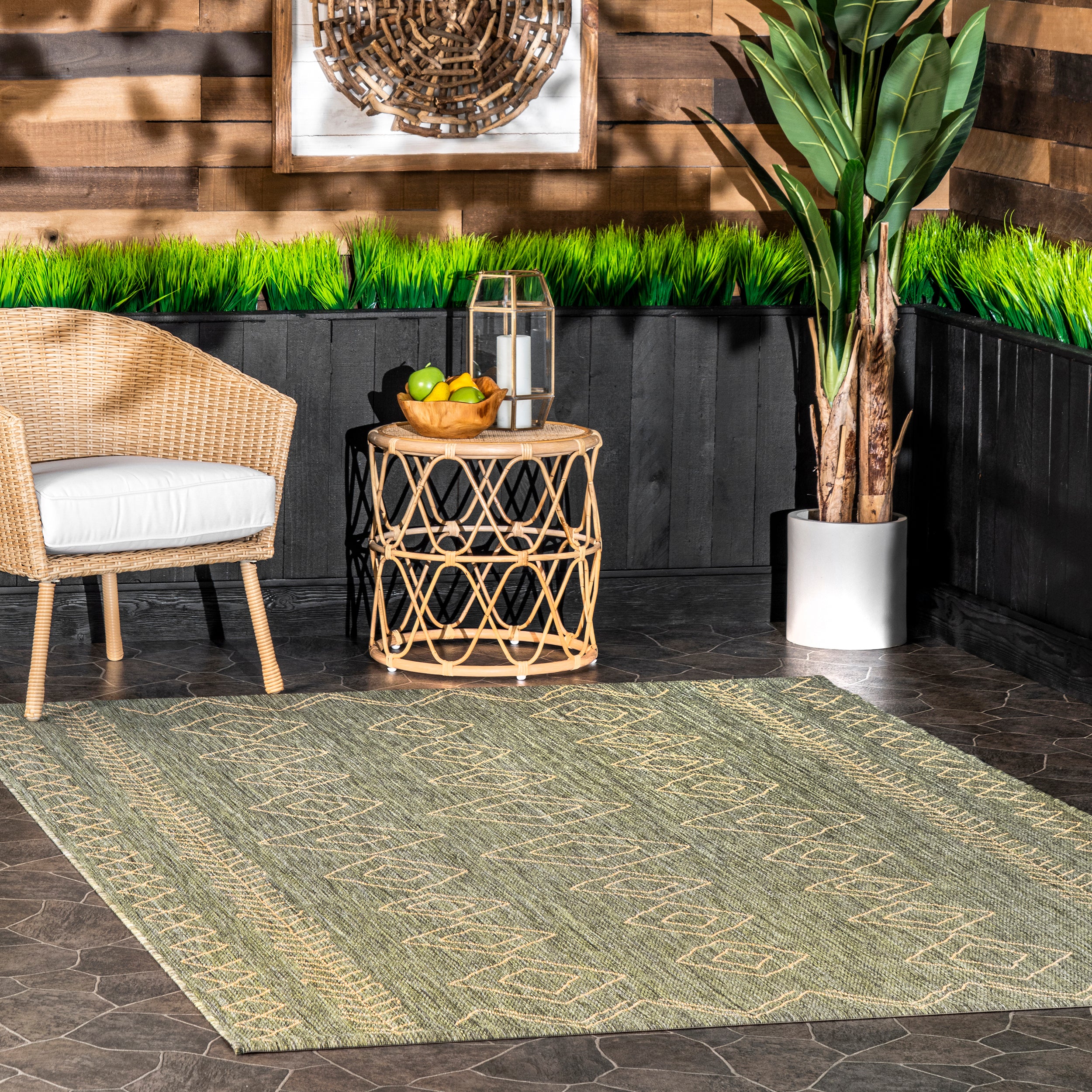 Serna Moroccan Indoor/Outdoor Area Rug - Image 24