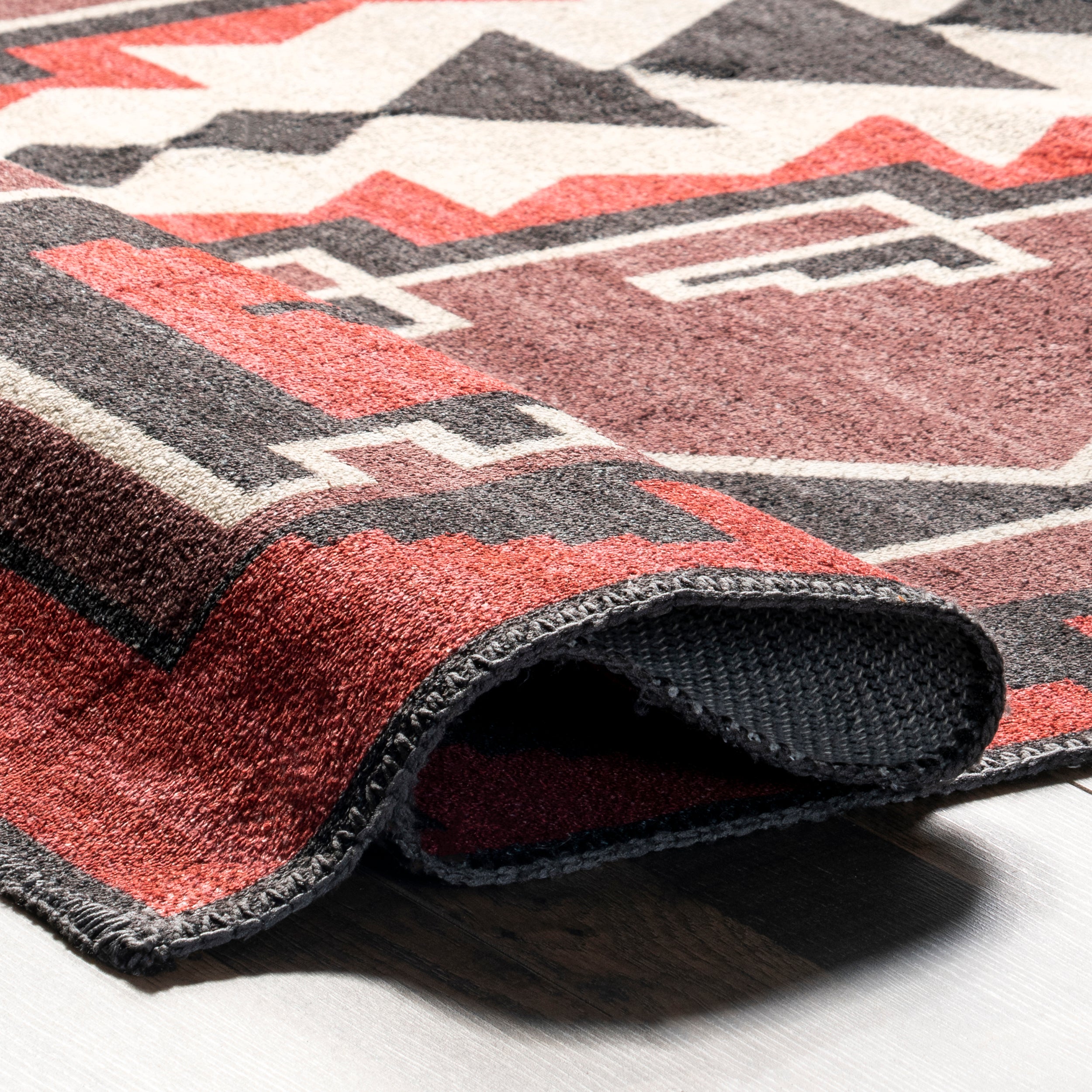 Adrena Bold Boho Machine Washable Area Rug - Image 4