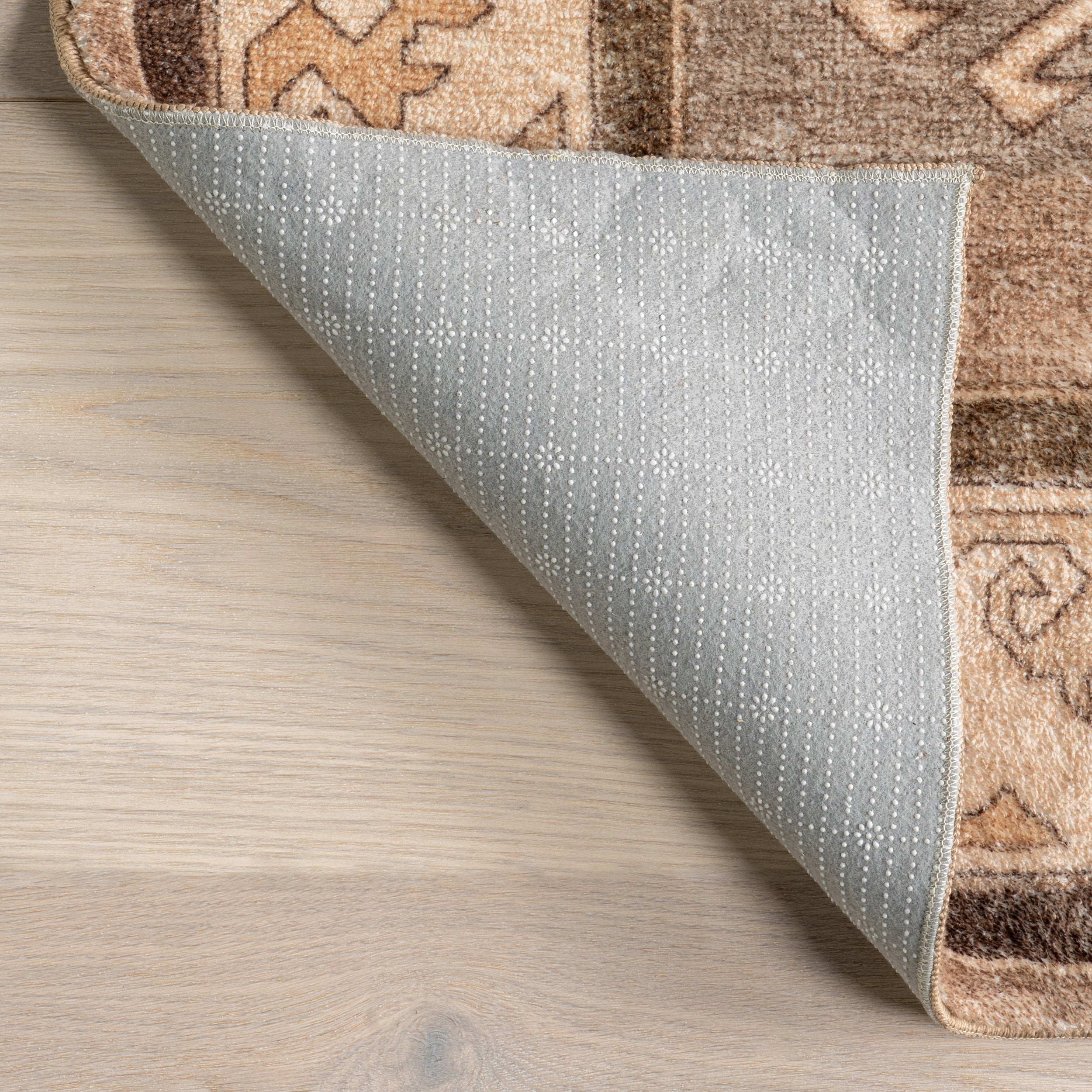 Peony Traditional Medallion Machine Washable Area Rug - Image 7