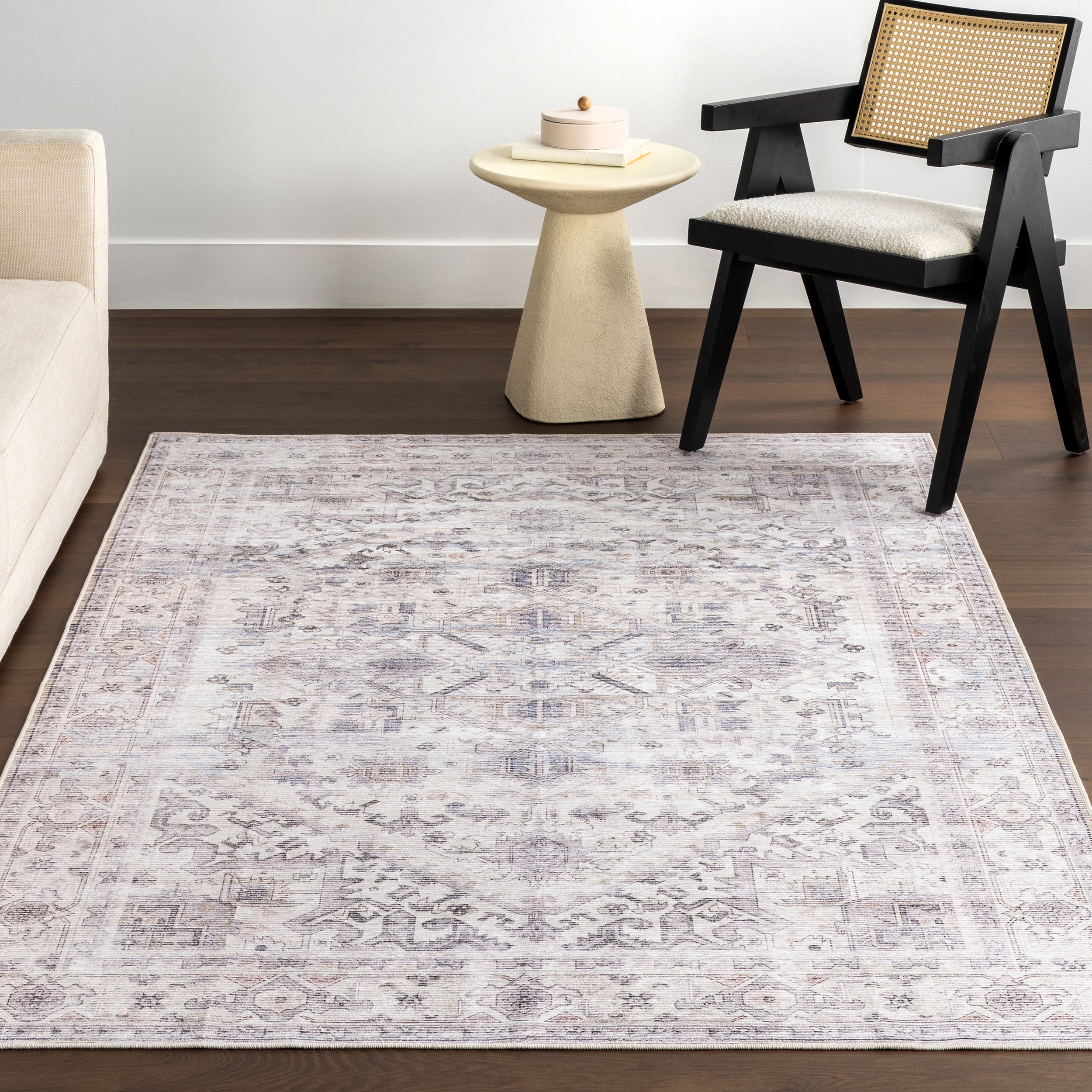 Kaleen Medallion Spill Proof Machine Washable Area Rug - Image 9