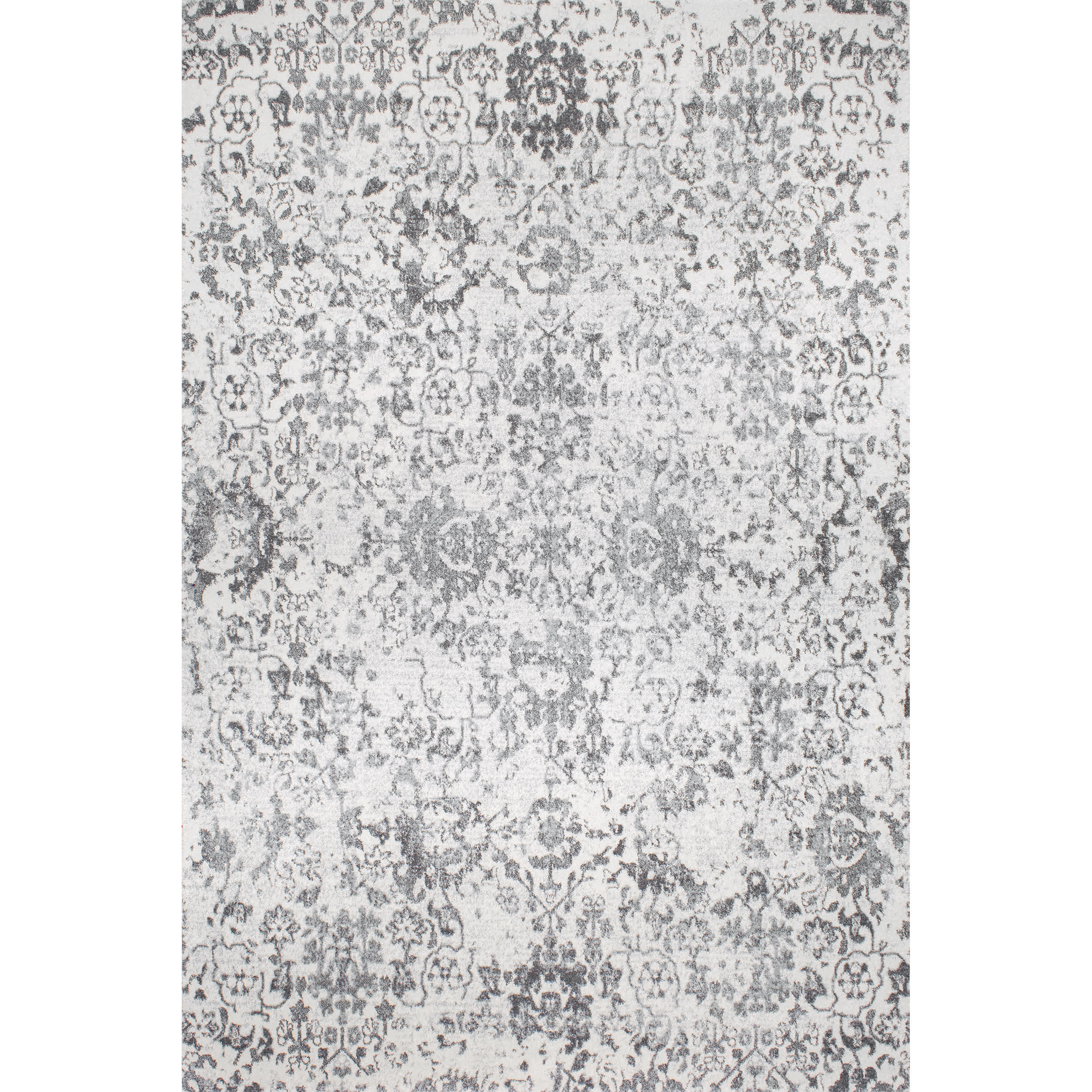 Floral Damask Rosemary Area Rug