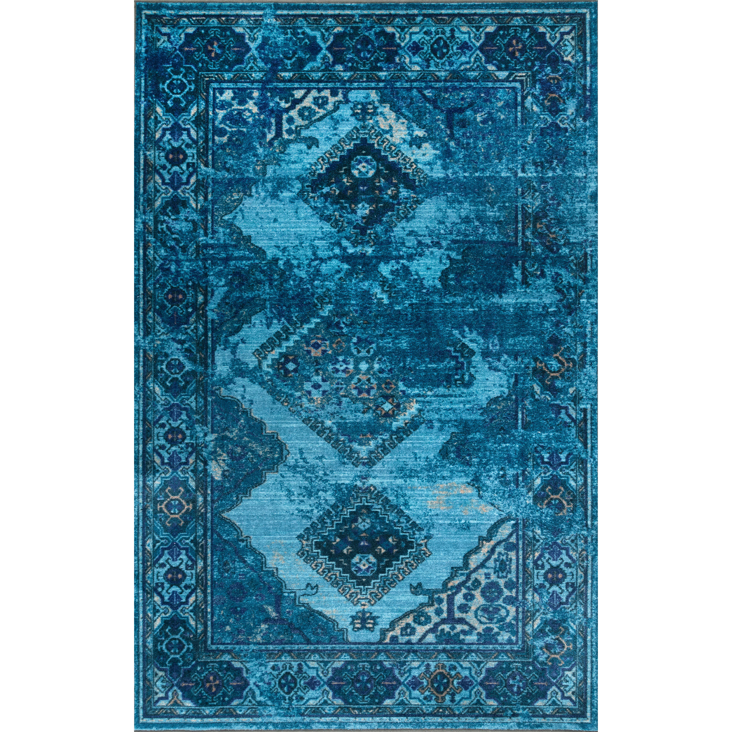 Distressed Tribal Lavonna Area Rug - Image 4