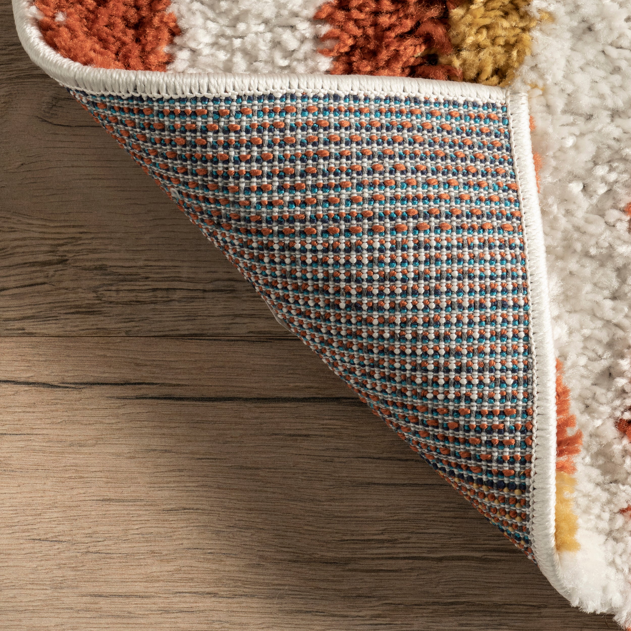 Dotty Half Sunset Shag Area Rug - Image 7