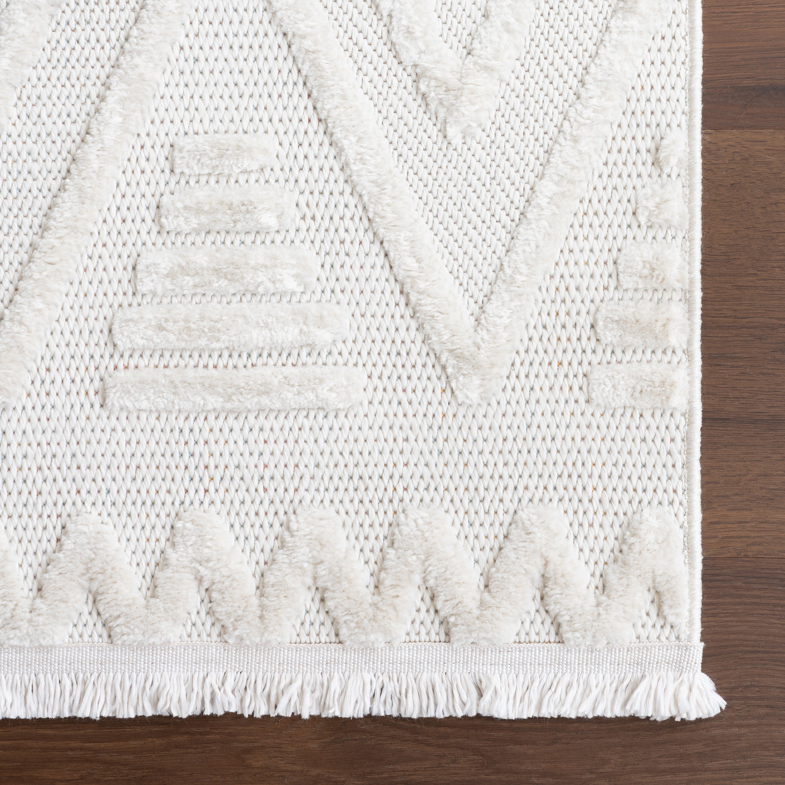 Annaka Trellis Fringe Area Rug - Image 6