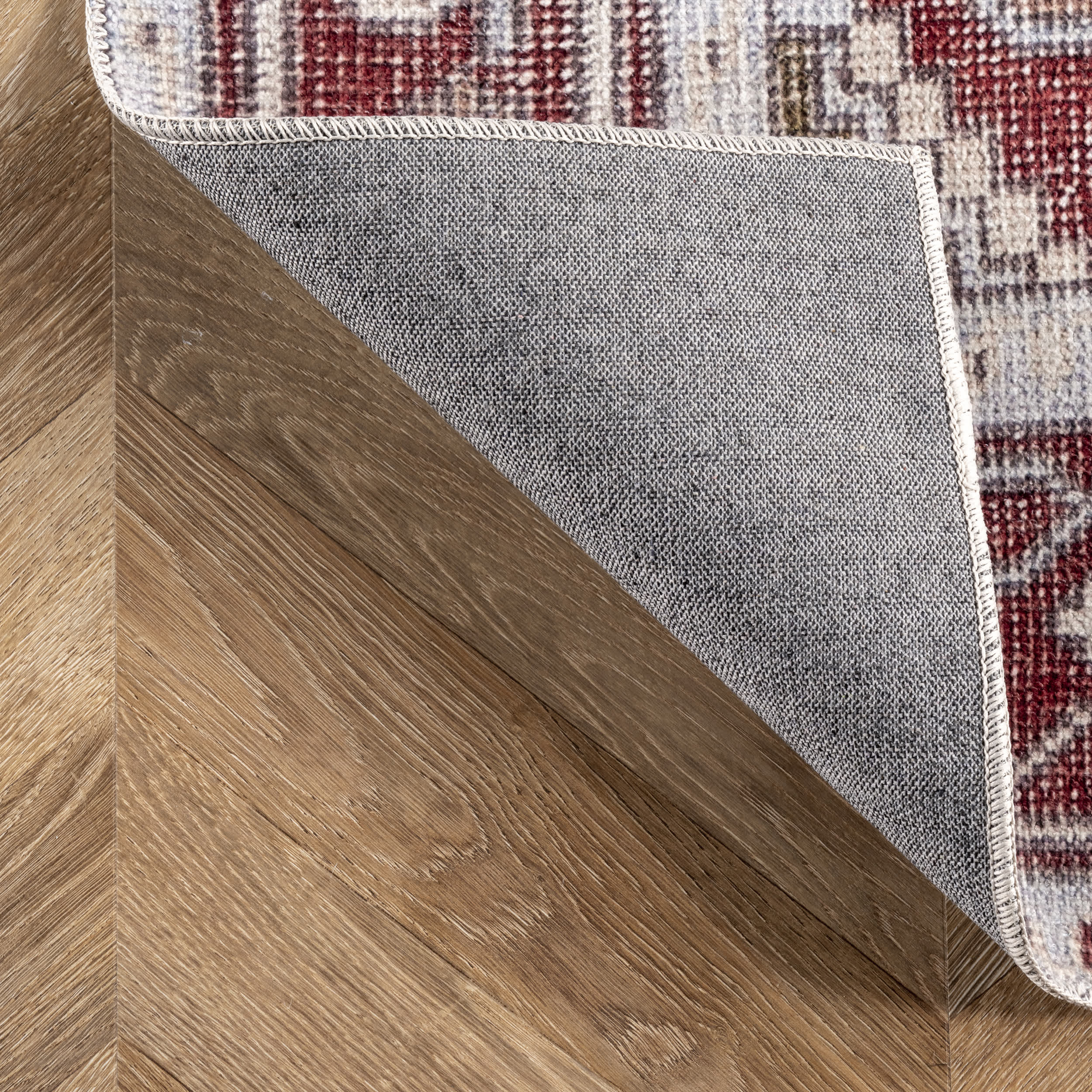 Miley Machine Washable Traditional Medallion Area Rug - Image 7