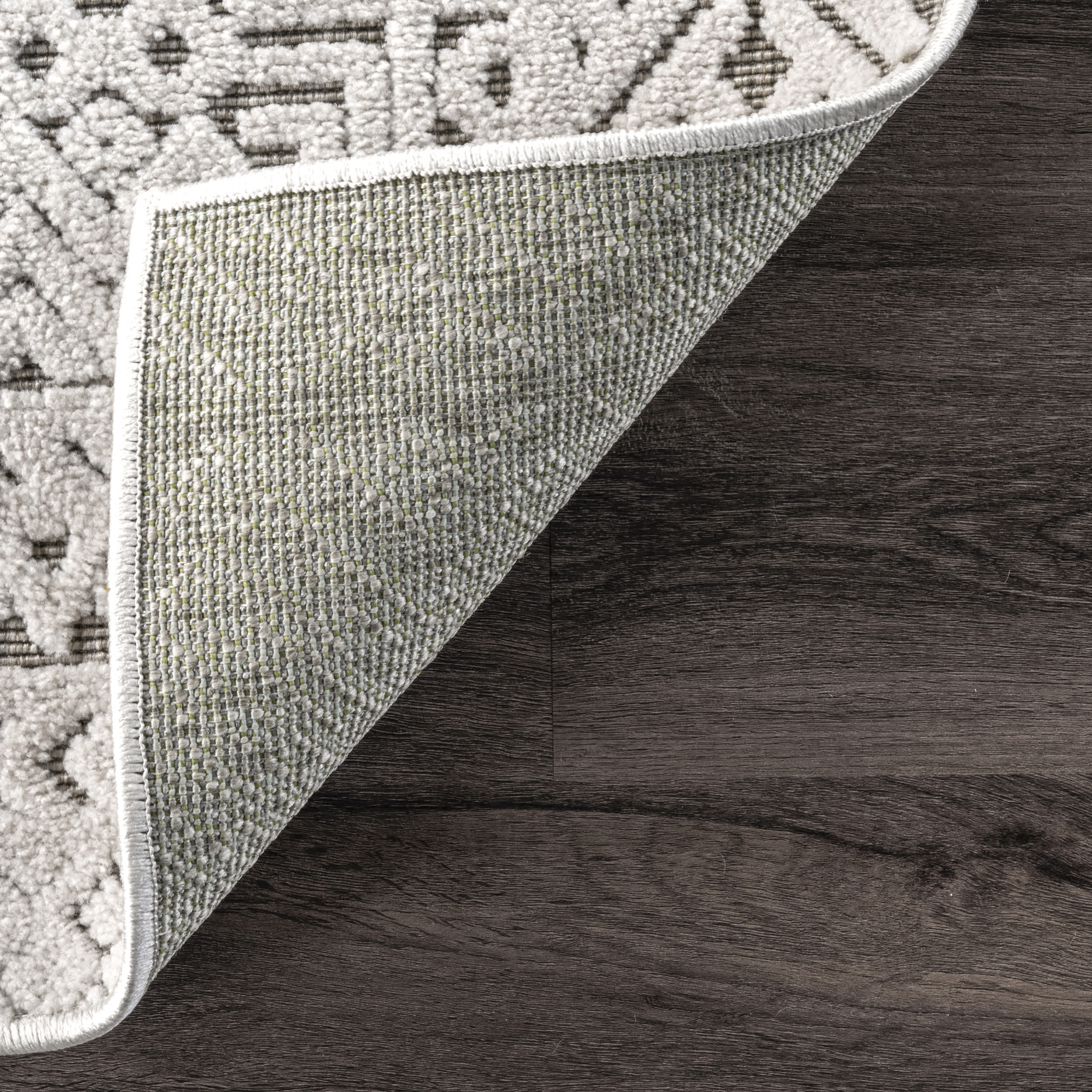 Valerie Textured Geometric Tribal Indoor/Outdoor Area Rug - Image 7